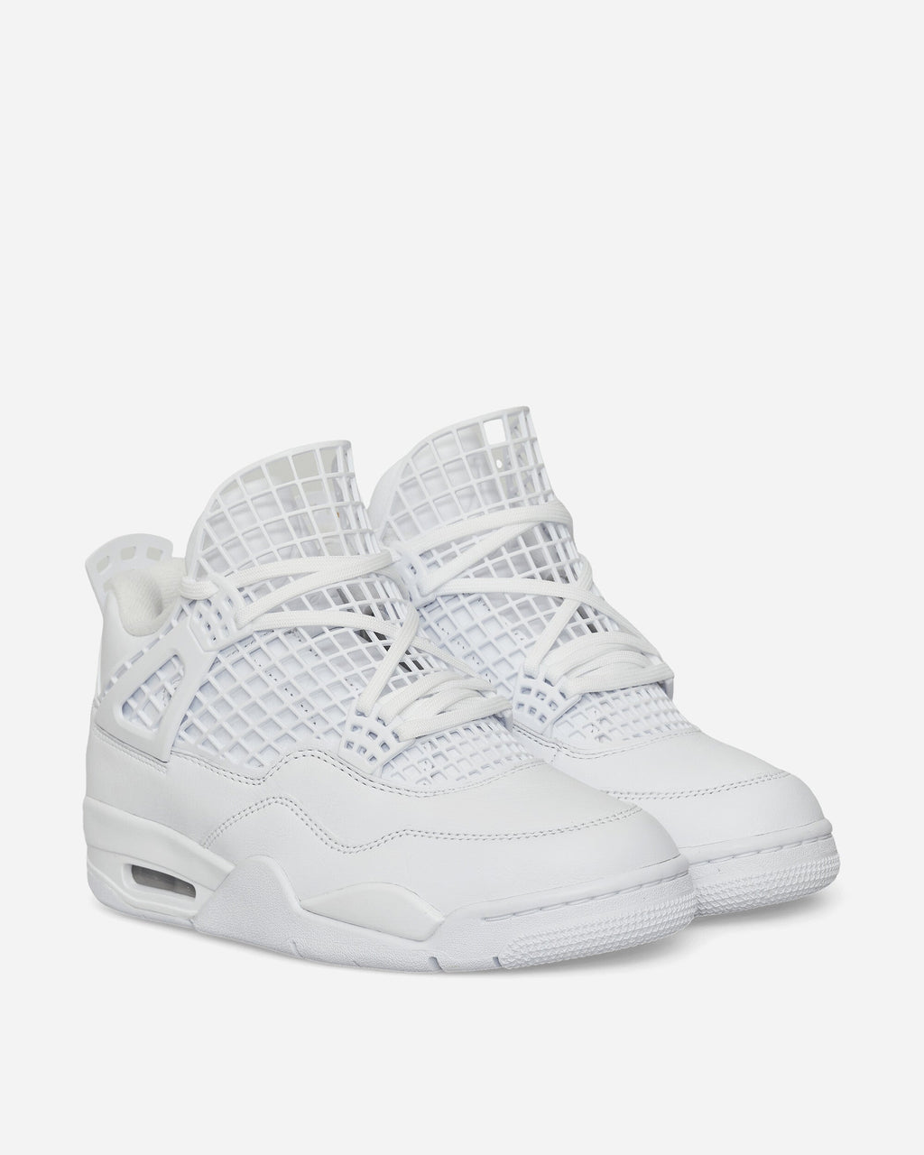 Womens Air Jordan 4 Net Sneakers White Nike – Гарантія оригінальності – детальний вид