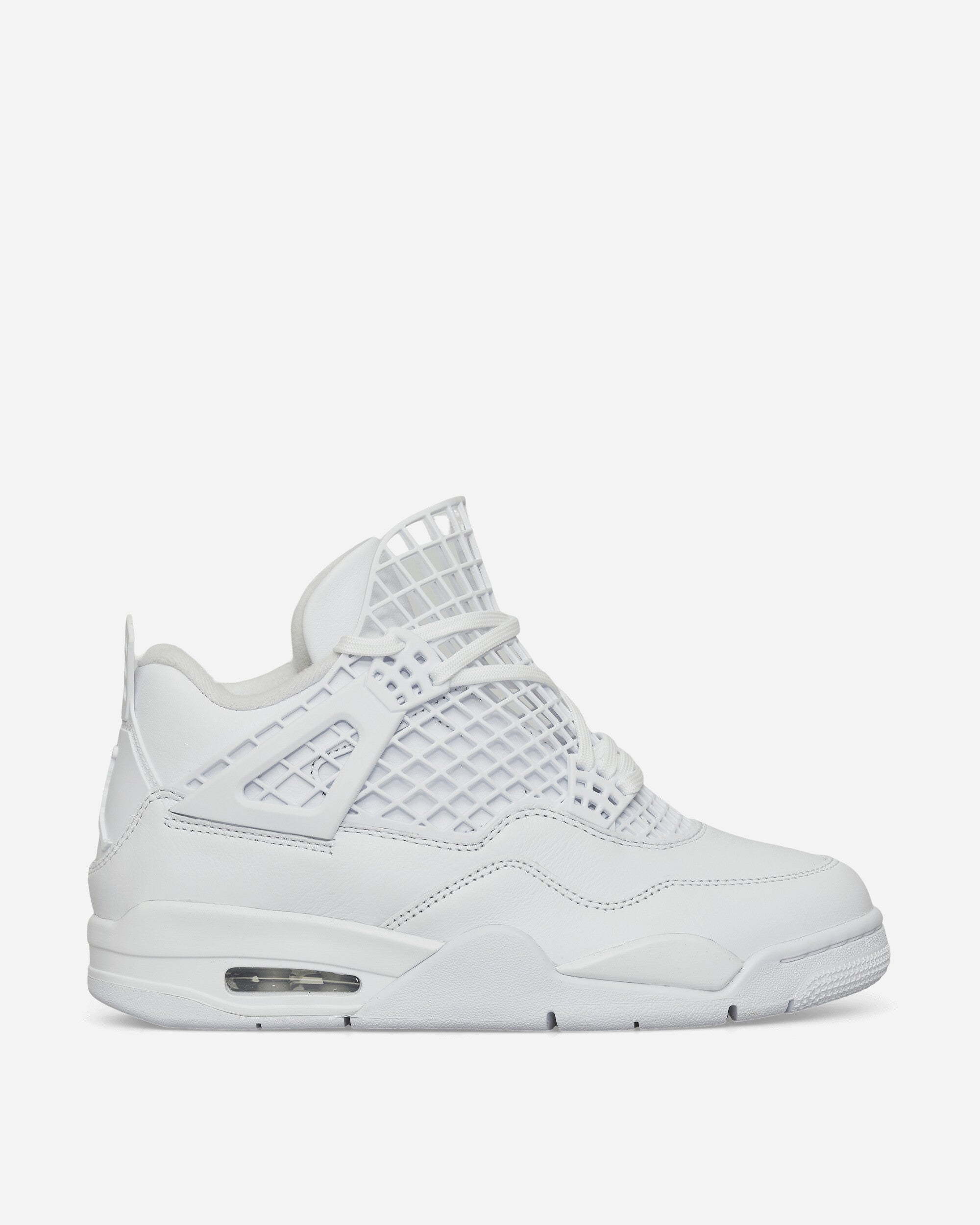 Womens Air Jordan 4 Net Sneakers White Nike – Гарантія оригінальності – вид ззаду
