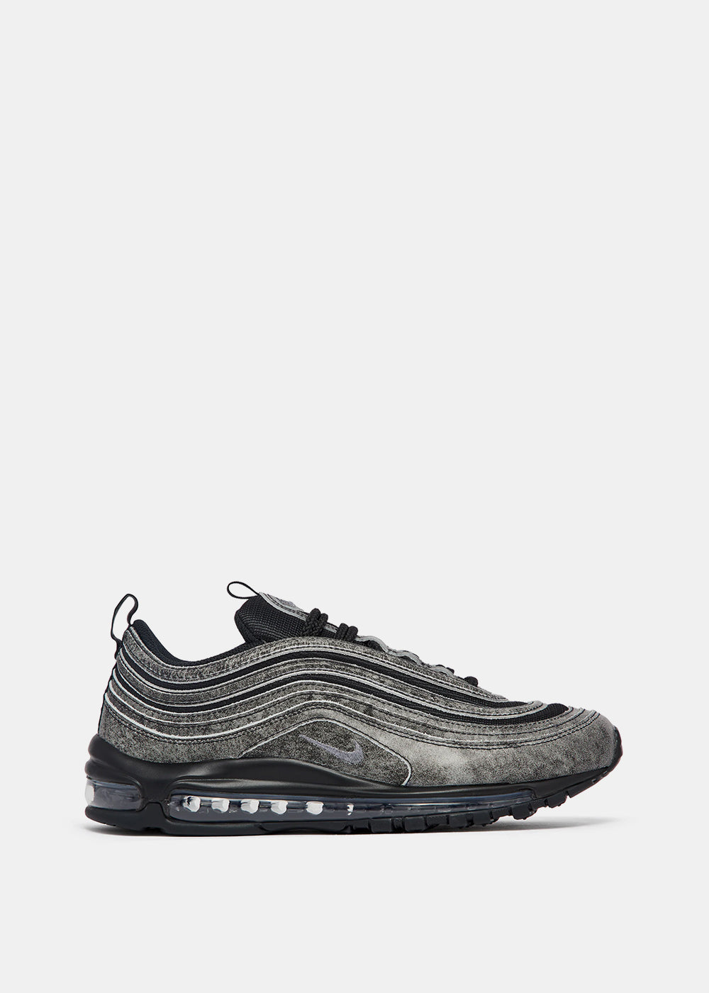 Black Nike Edition Air Max 97 Sneakers Comme des garcons – Гарантія оригінальності – боковий вид