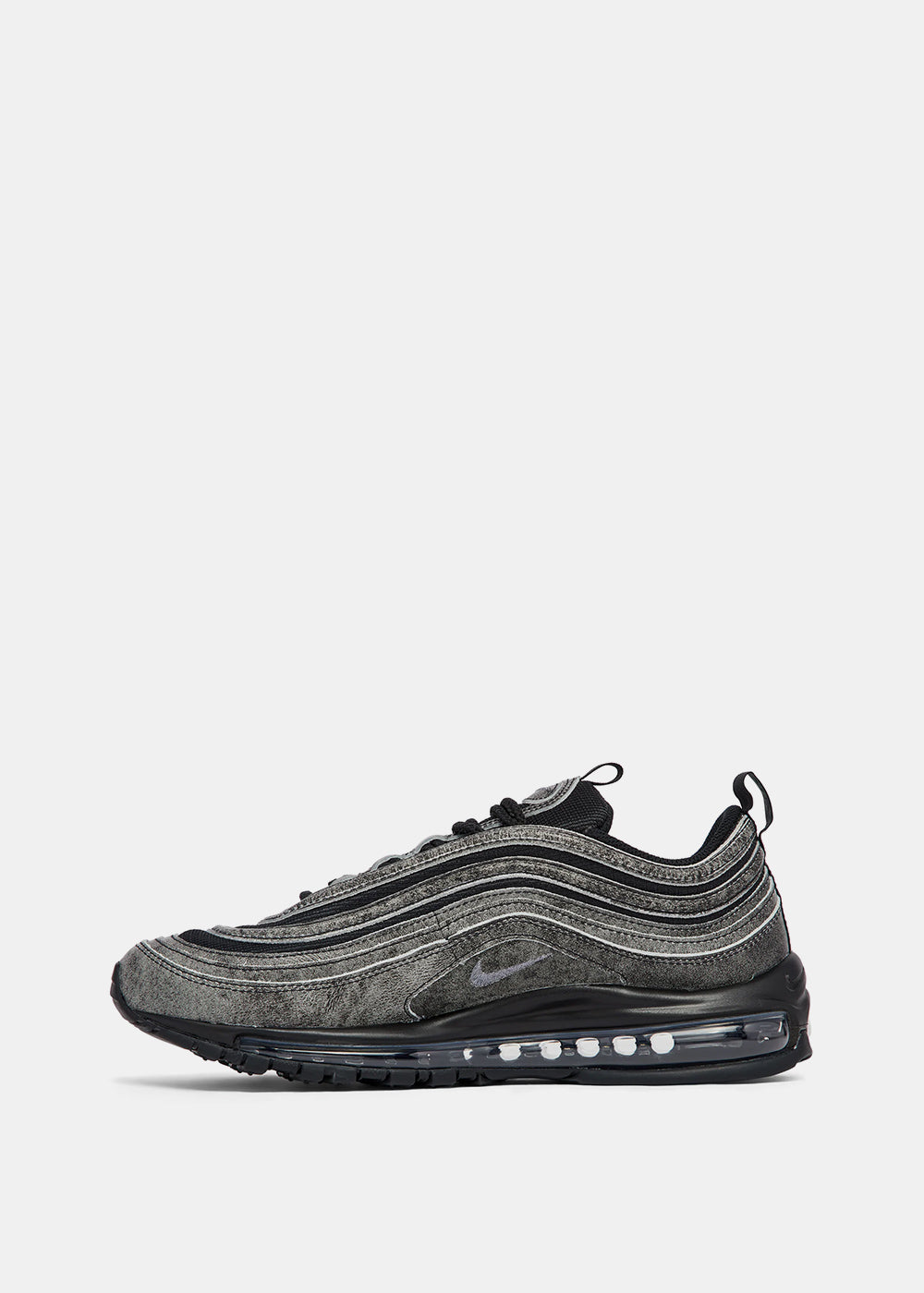Black Nike Edition Air Max 97 Sneakers Comme des garcons – Гарантія оригінальності – вид ззаду