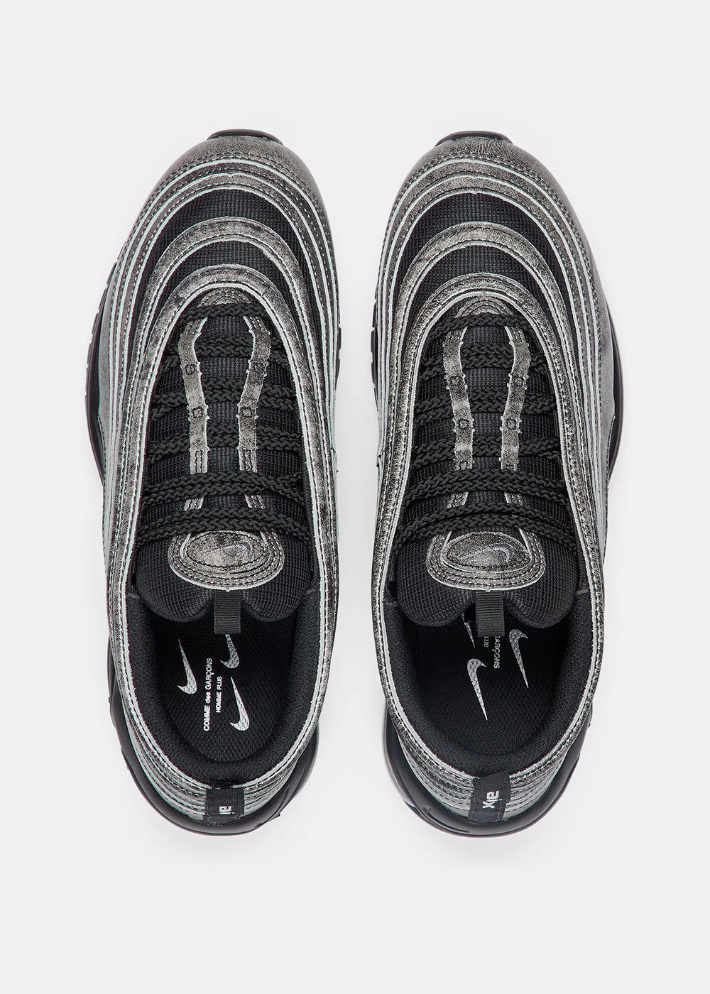 Black Nike Edition Air Max 97 Sneakers Comme des garcons – Гарантія оригінальності – збільшений вид