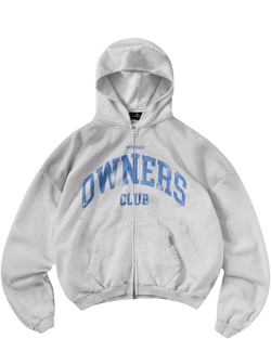 Owners Club Sprayed Ice Grey Marl Zip Through Hoodie Represent оригінал – Купити в Україні