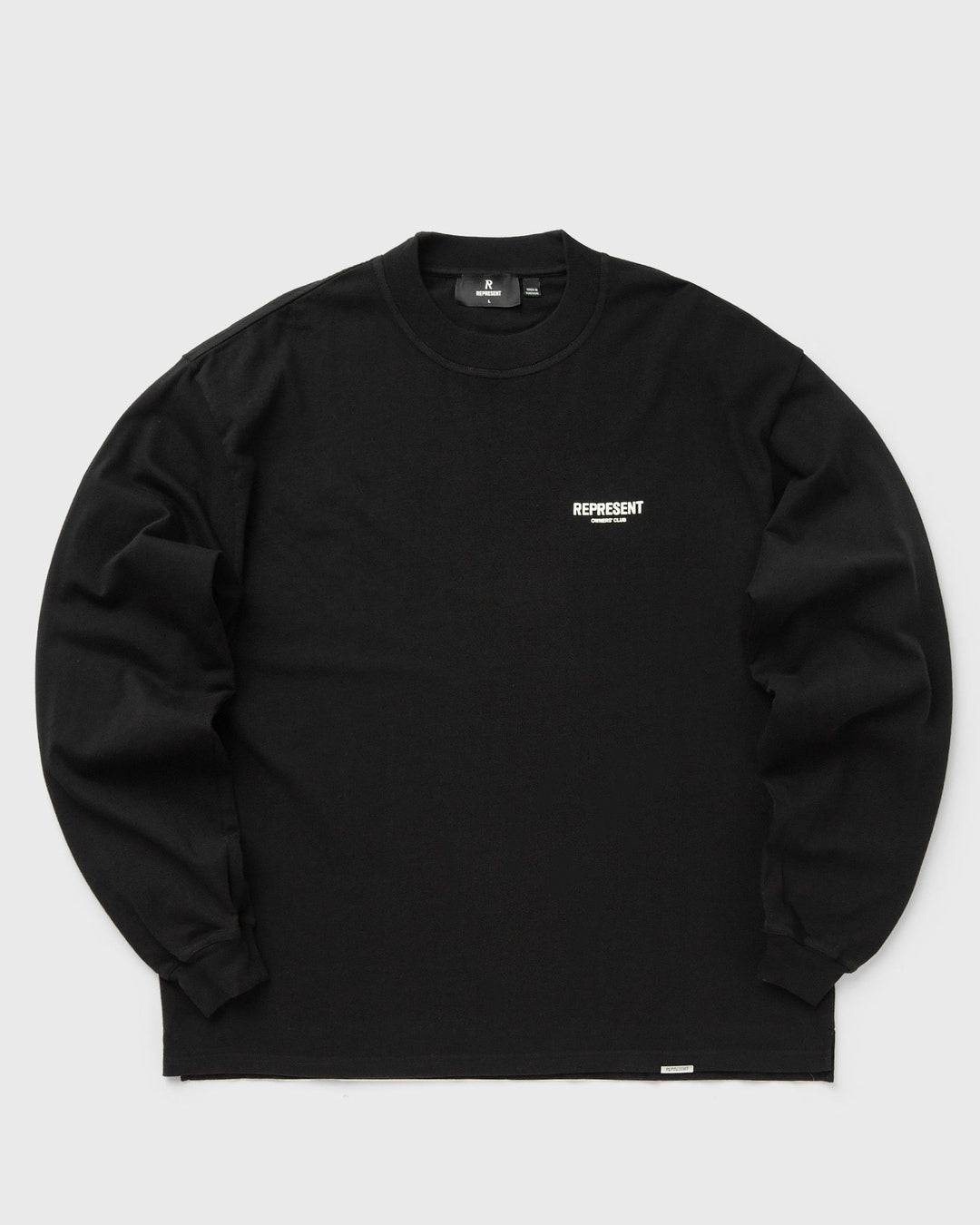 Owners Club Long Sleeve T-Shirt - Black Represent оригінал – Купити в Україні – боковий вид