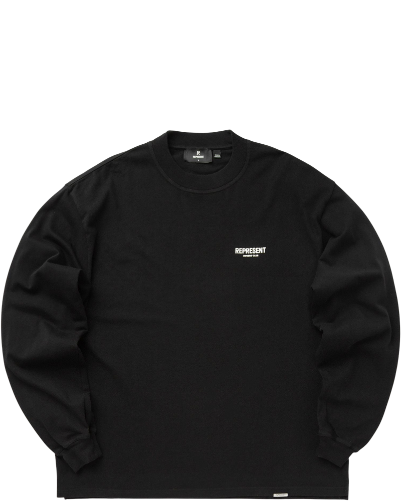 Owners Club Long Sleeve T-Shirt - Black Represent оригінал – Купити в Україні