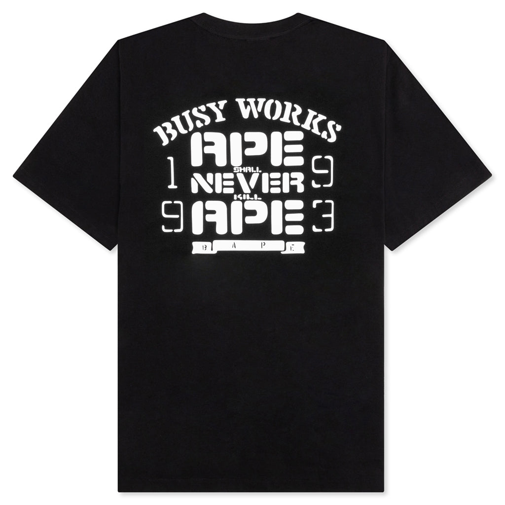 Оригінальна Og Ape Head College Relaxed Fit Tee A bathing ape – вид ззаду