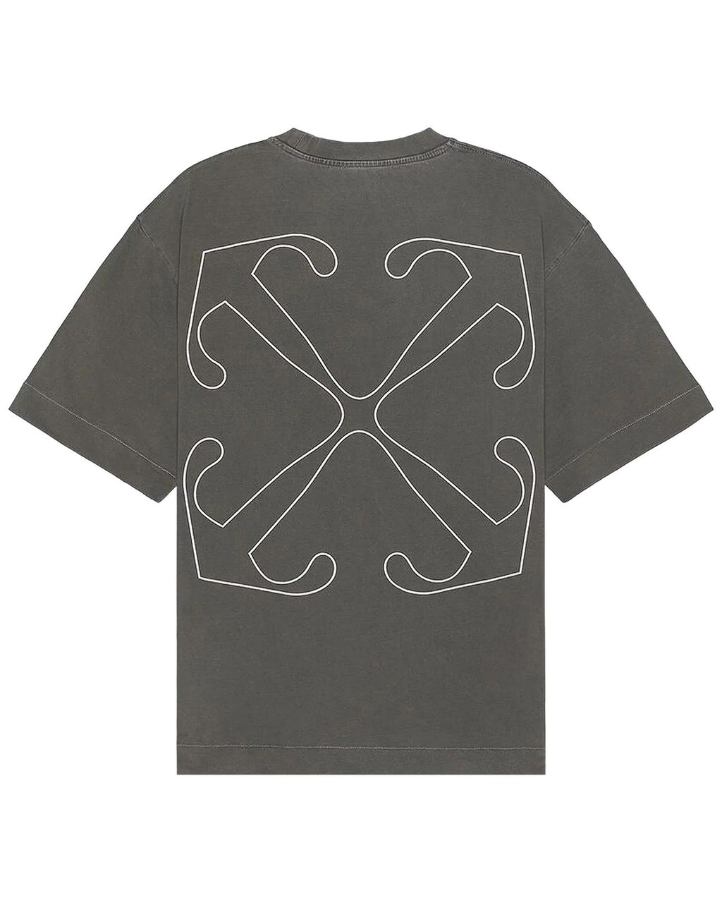 Grey Outline Arrow Skate T-Shirt Off-white оригінал – Купити в Україні – вид ззаду
