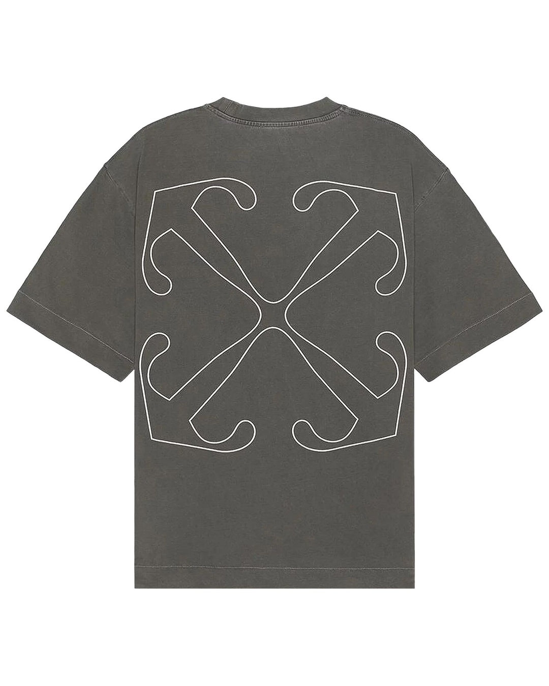 Grey Outline Arrow Skate T-Shirt Off-white оригінал – Купити в Україні – вид ззаду - OFF-WHITE