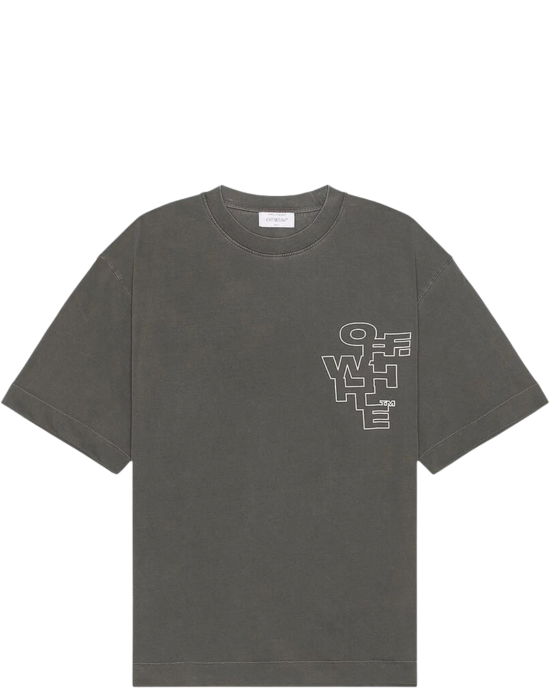 Grey Outline Arrow Skate T-Shirt Off-white оригінал – Купити в Україні