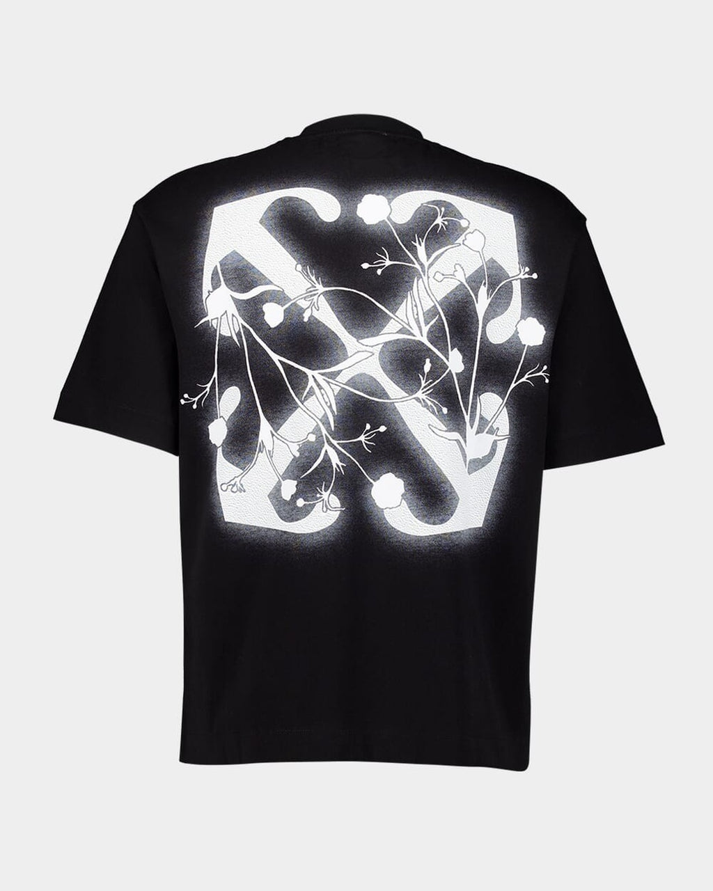 Flower Black T-Shirt Off-white оригінал – Купити в Україні – вид ззаду