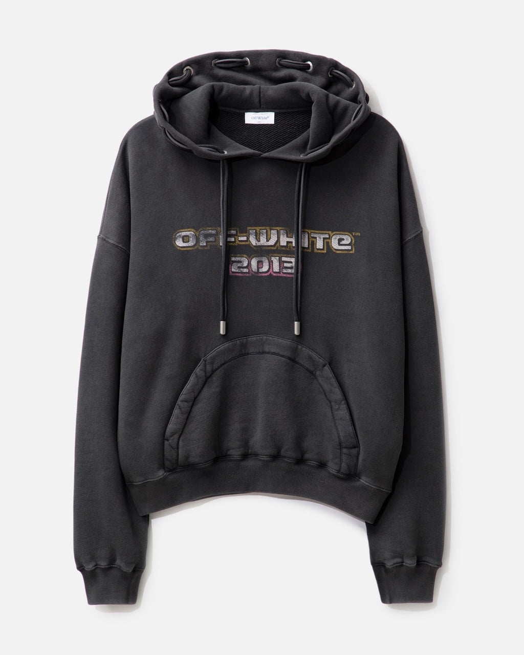 Bacchus Double String Popover Hoodie Off-white оригінал – Купити в Україні – боковий вид