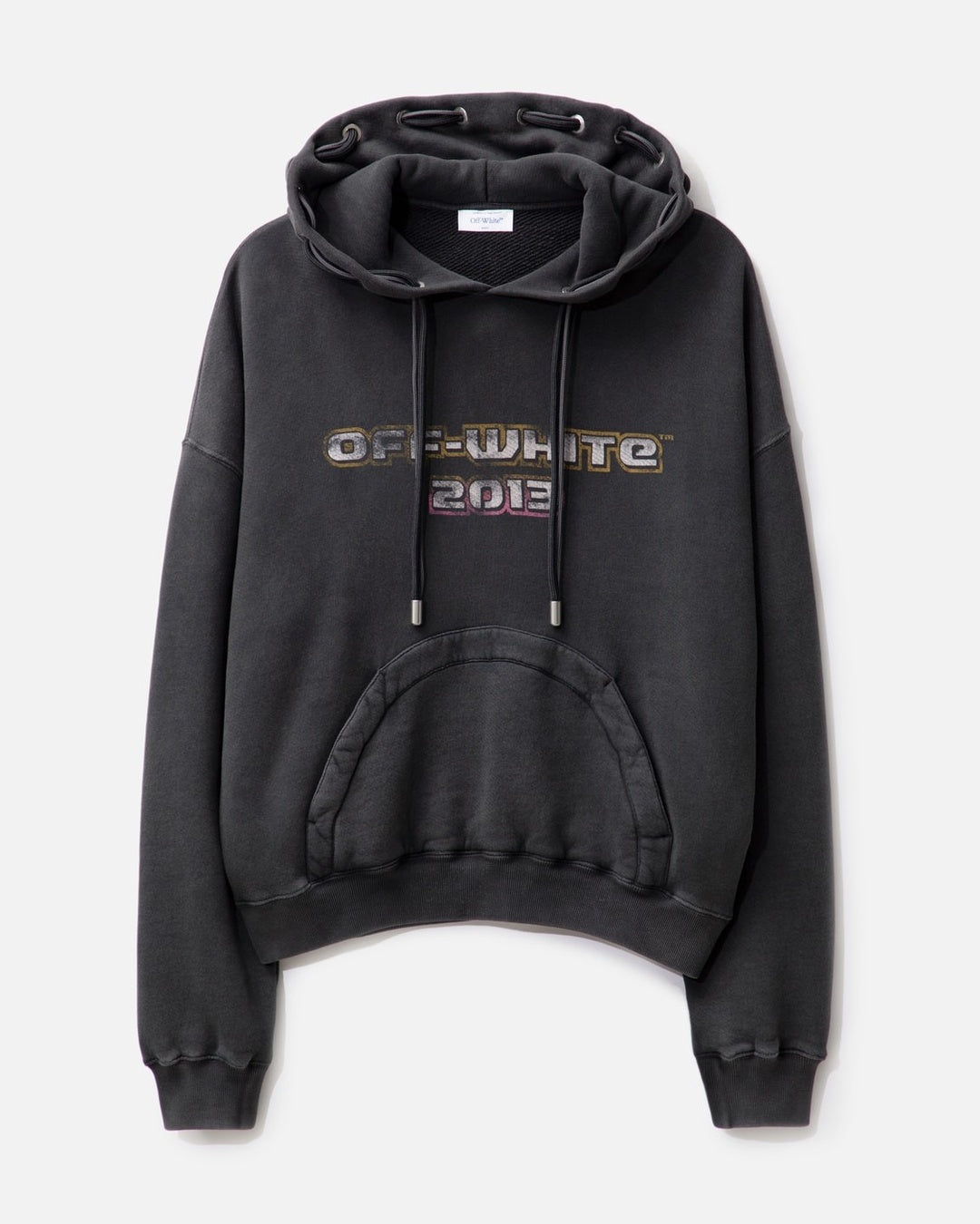 Bacchus Double String Popover Hoodie Off-white оригінал – Купити в Україні – боковий вид - OFF-WHITE