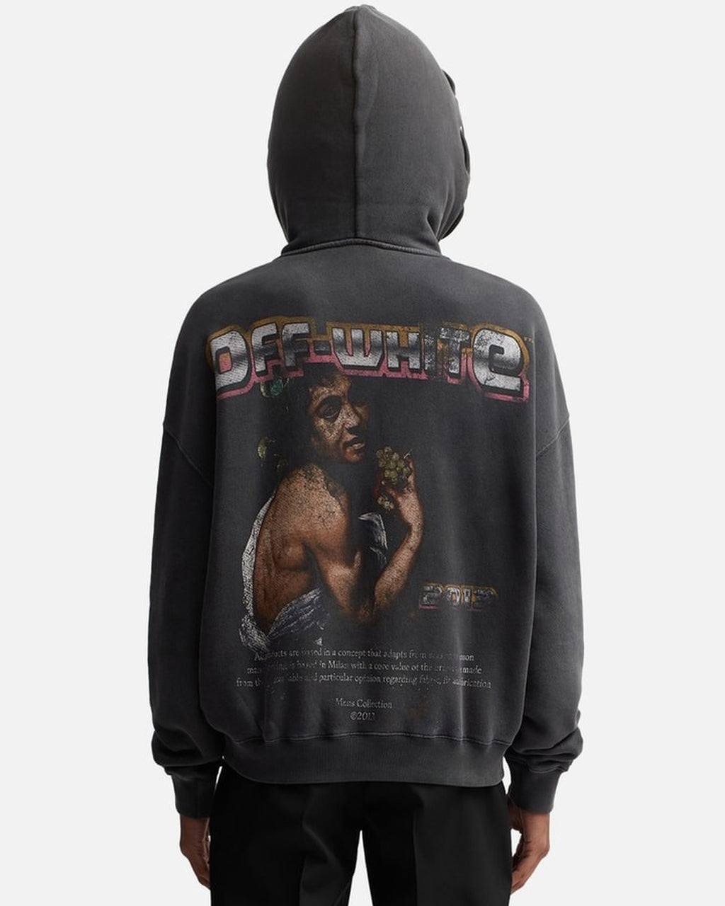 Bacchus Double String Popover Hoodie Off-white оригінал – Купити в Україні – збільшений вид