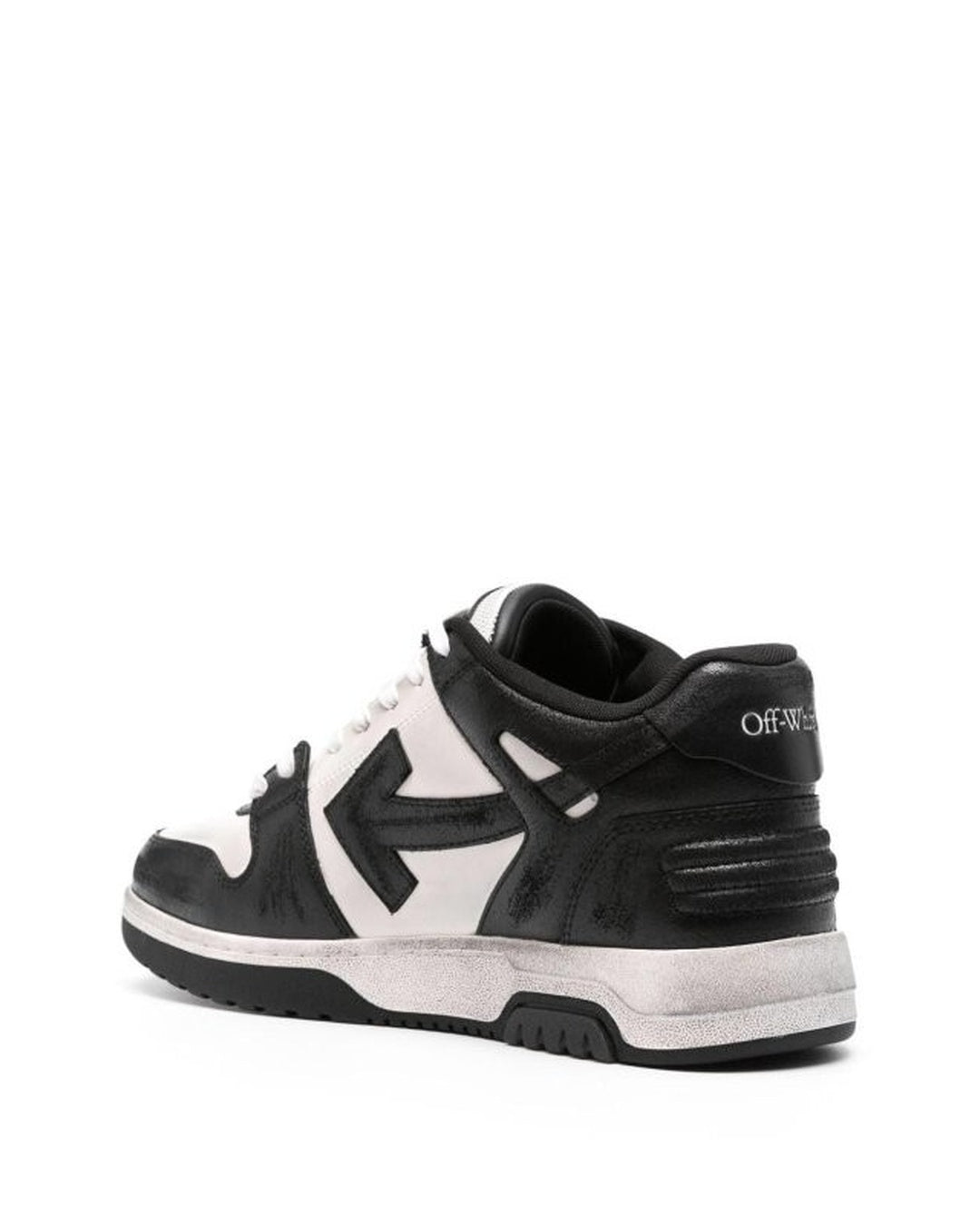 Out Of Office Black Vintage Leather Off-white оригінал – Купити в Україні – детальний вид - OFF-WHITE
