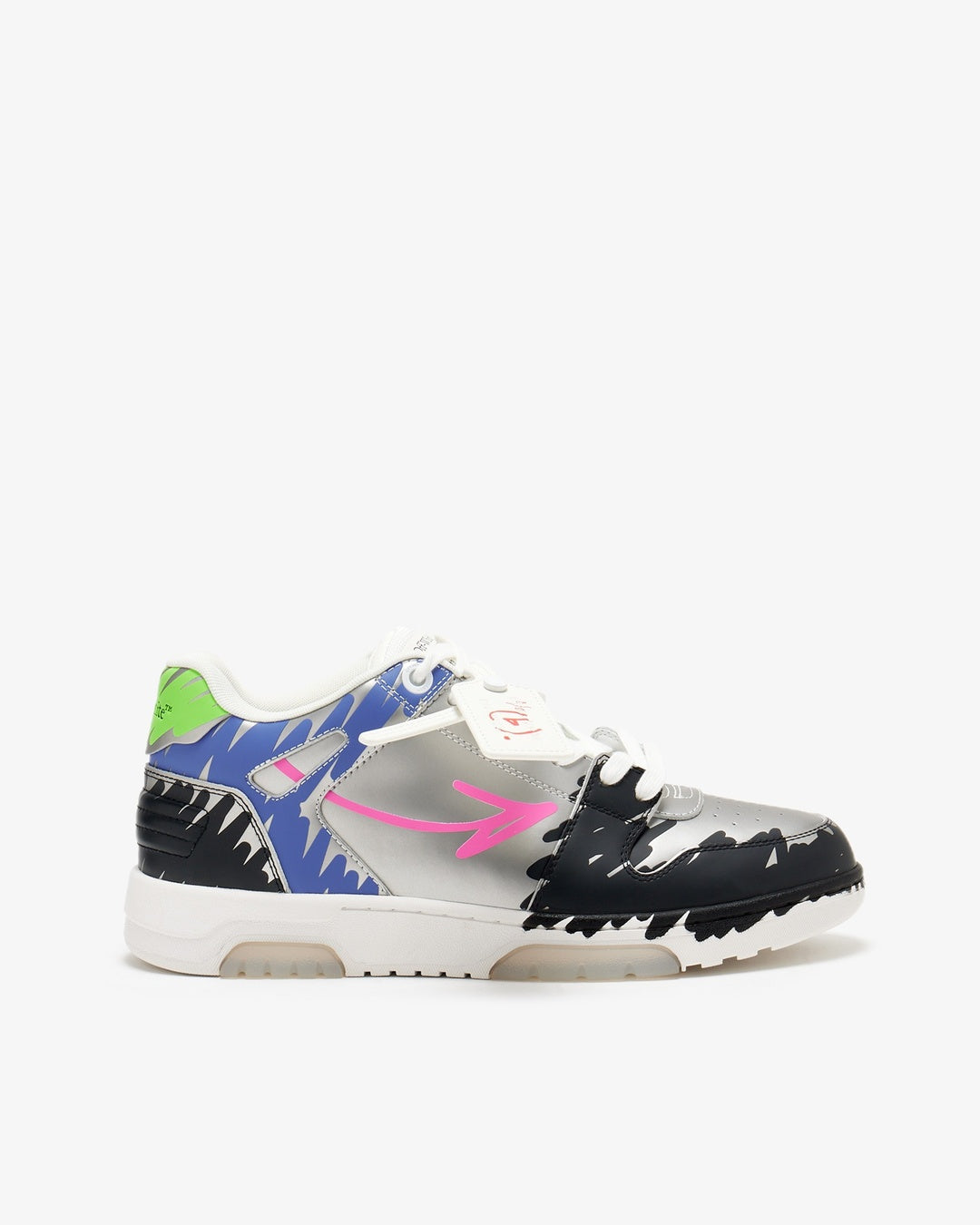Bstroy x Off-White Out Of Office Silver Off-white оригінал – Купити в Україні – боковий вид - OFF-WHITE