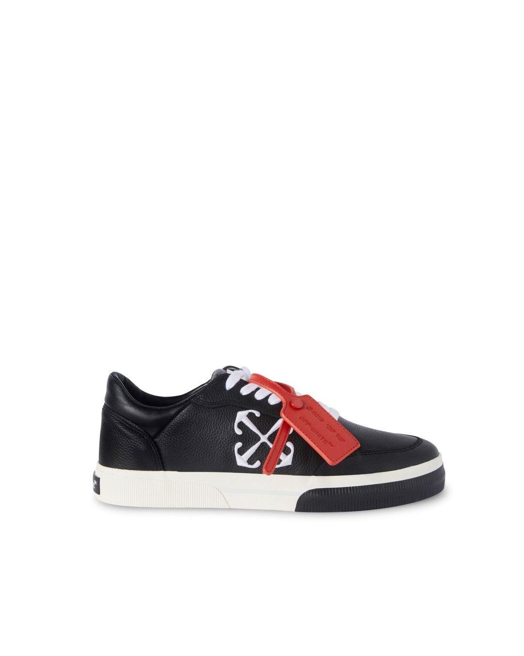 Leather Vulcanized Sneakers Off-white оригінал – Купити в Україні – боковий вид - OFF-WHITE