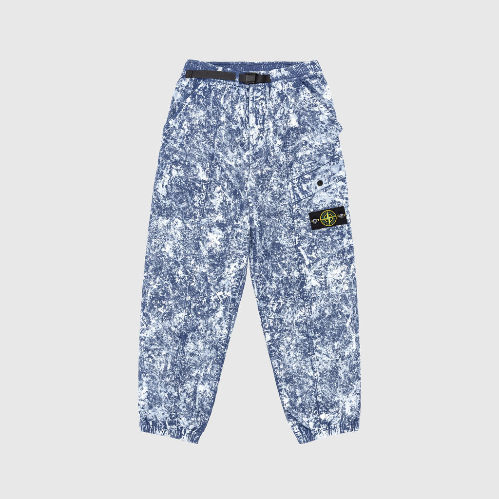 White Pigment On Tela Paracadute Stretch-Tc Pants Stone island оригінал – Купити в Україні – боковий вид