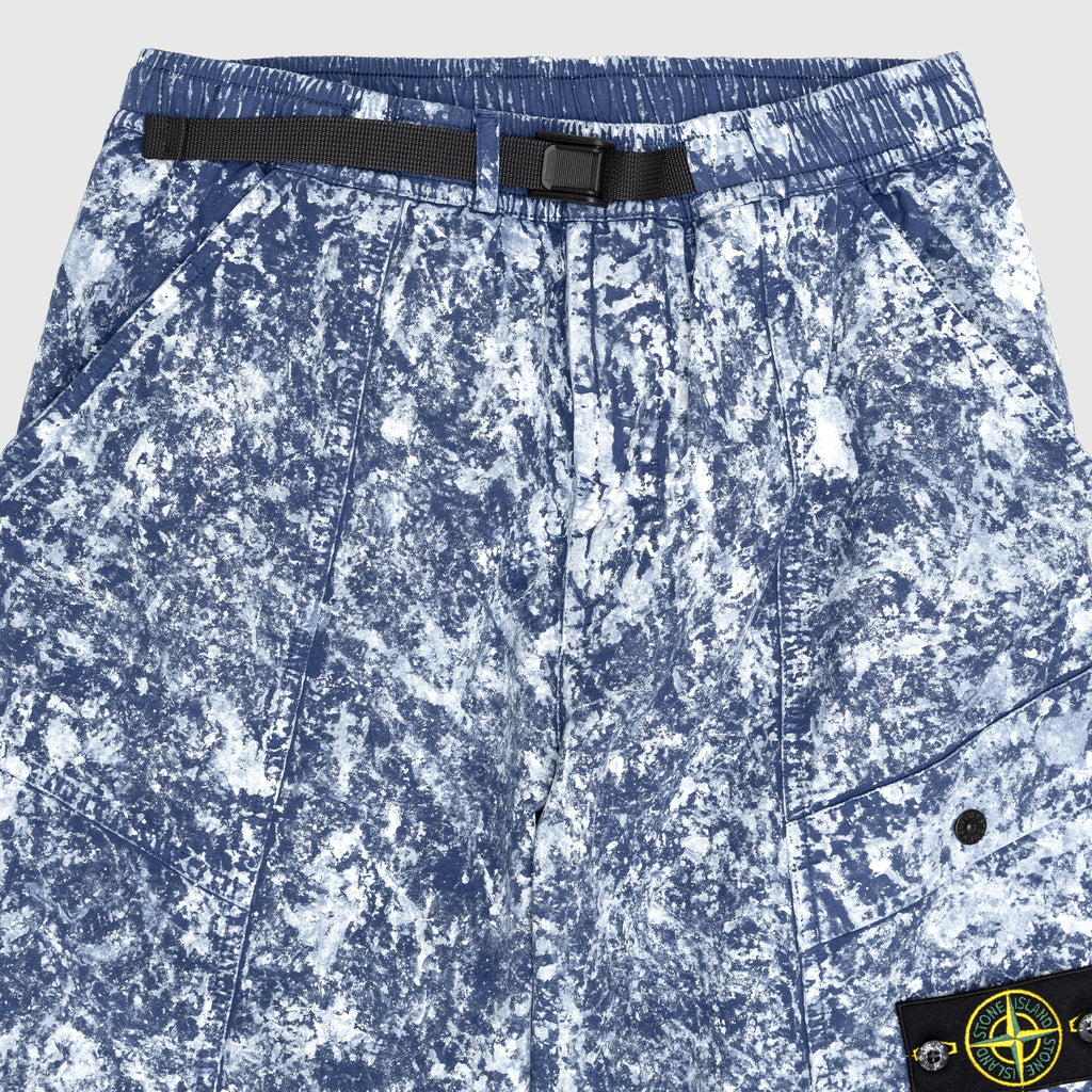 White Pigment On Tela Paracadute Stretch-Tc Pants Stone island оригінал – Купити в Україні – вид ззаду