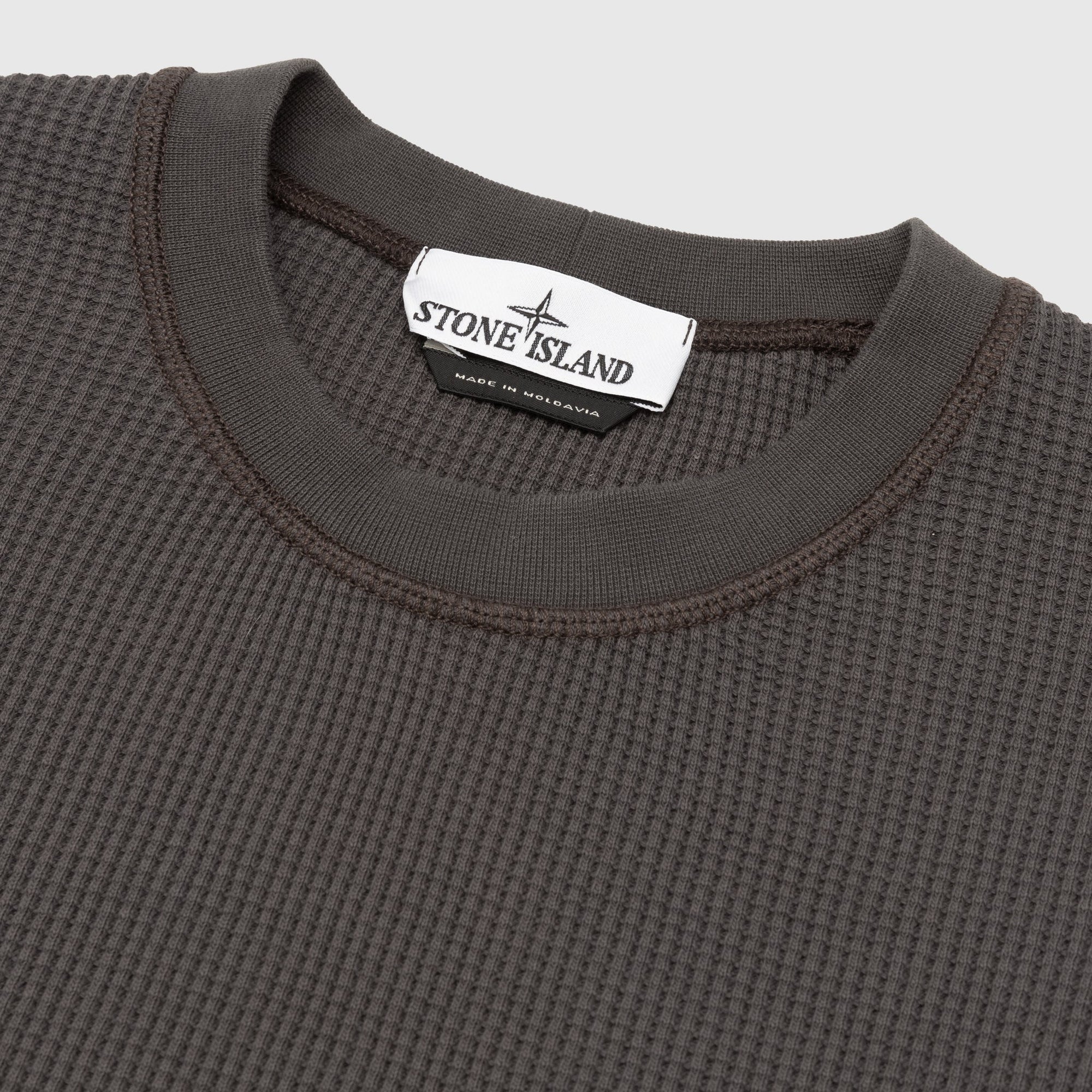Оригінальна Organic Cotton Waffle Fleece Stone island – вид ззаду - STONE ISLAND