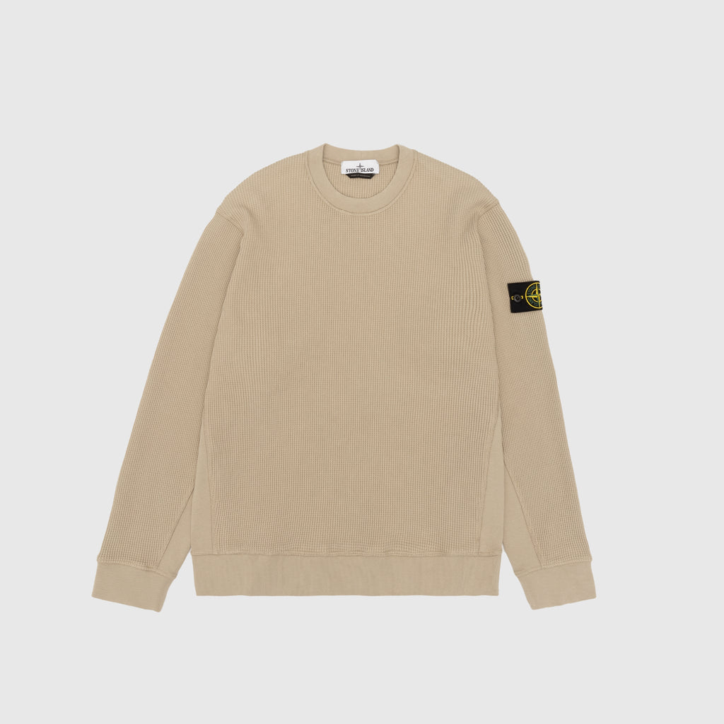 Оригінальна Organic Cotton Waffle Fleece Stone island – боковий вид
