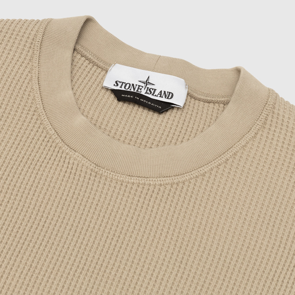 Оригінальна Organic Cotton Waffle Fleece Stone island – вид ззаду