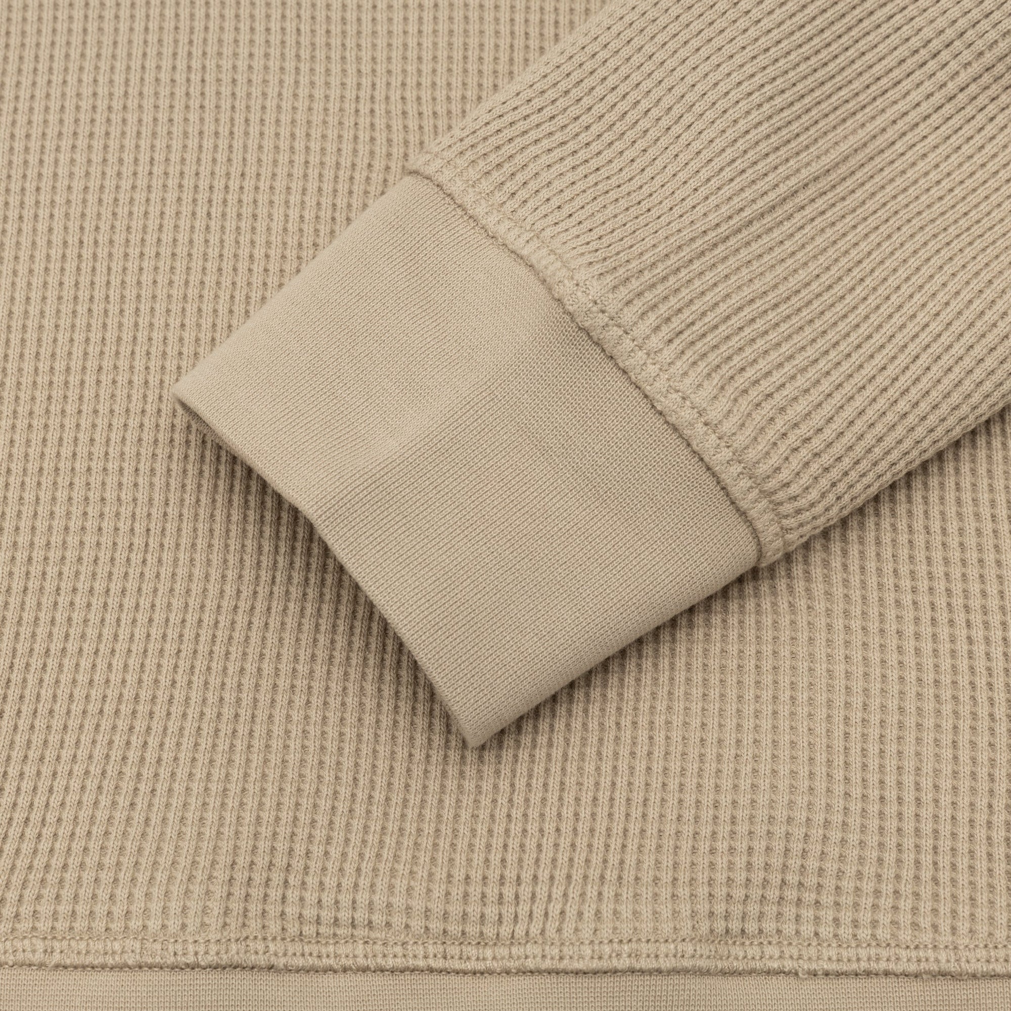 Оригінальна Organic Cotton Waffle Fleece Stone island – збільшений вид - STONE ISLAND
