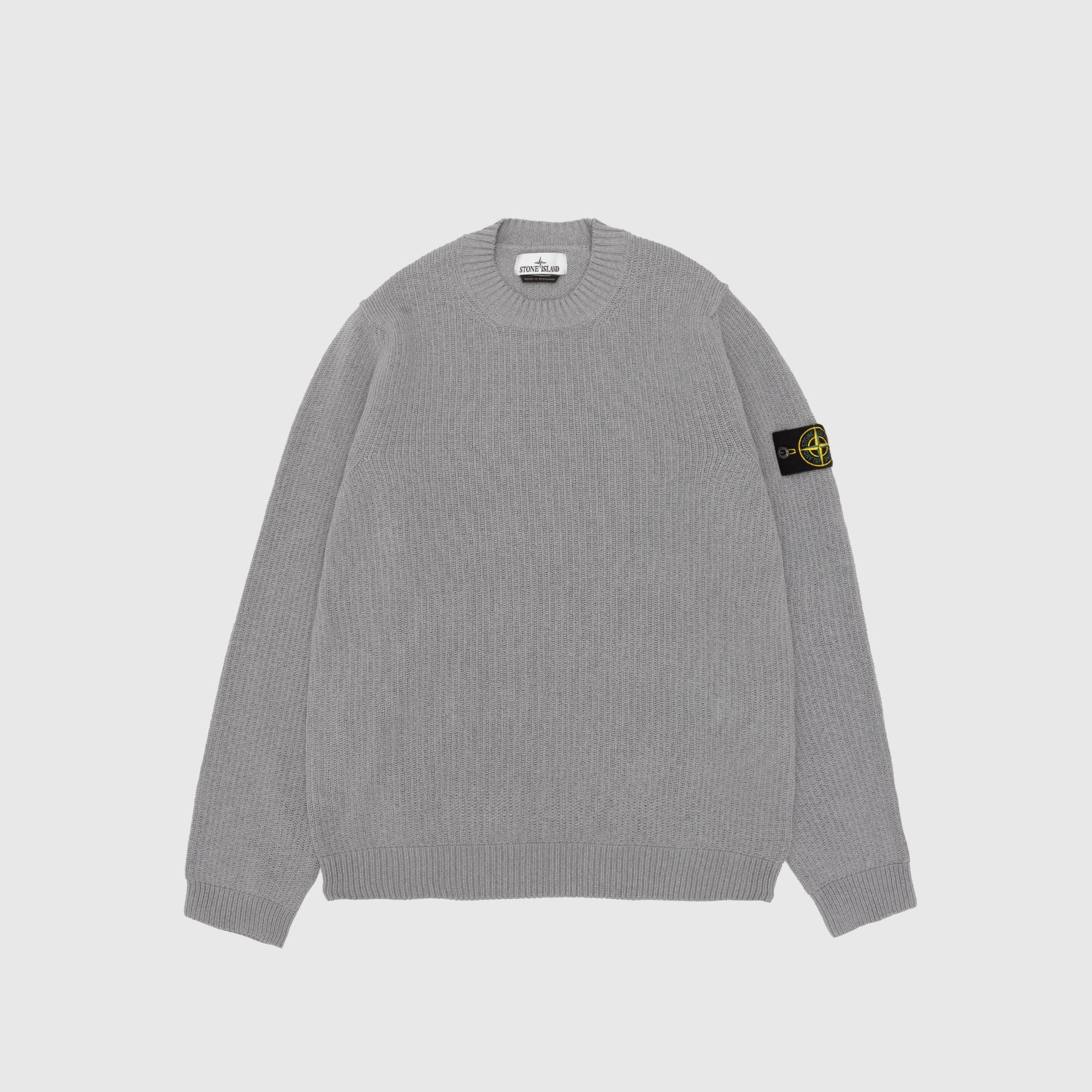 Оригінальна Raw Hand Organic Cotton Crewneck Sweater Stone island – боковий вид