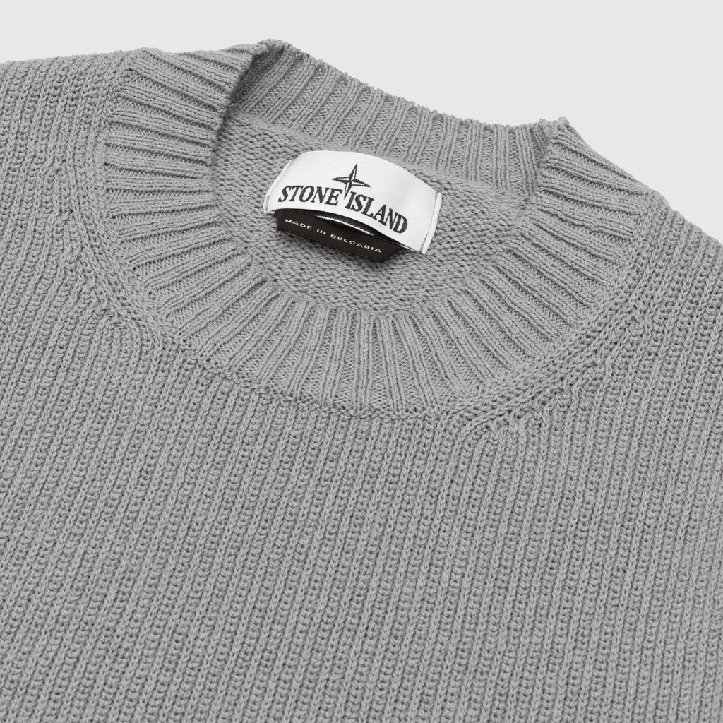 Оригінальна Raw Hand Organic Cotton Crewneck Sweater Stone island – вид ззаду