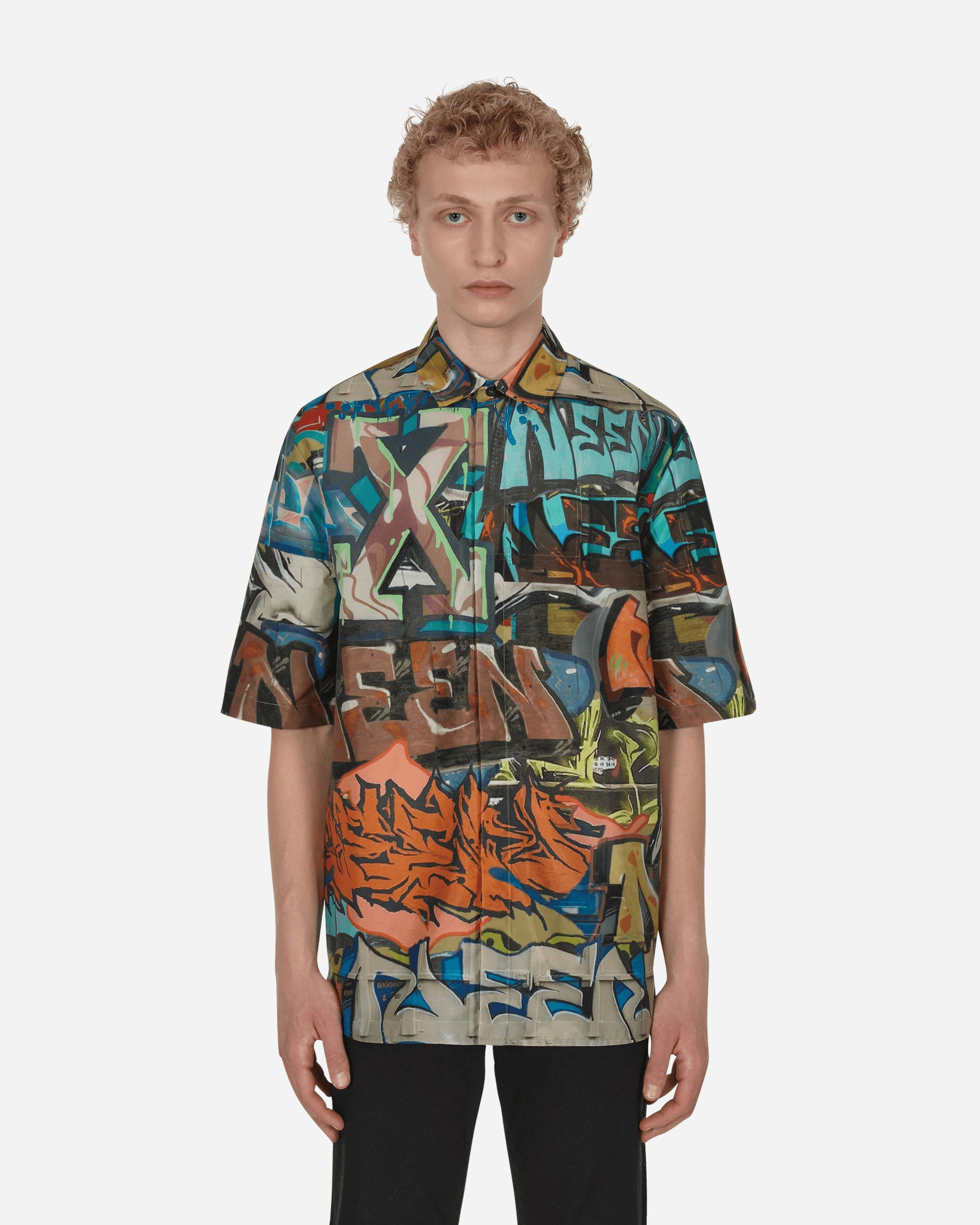 Neen All-Over Print Shirt Multicolor Off-white – Гарантія оригінальності – боковий вид