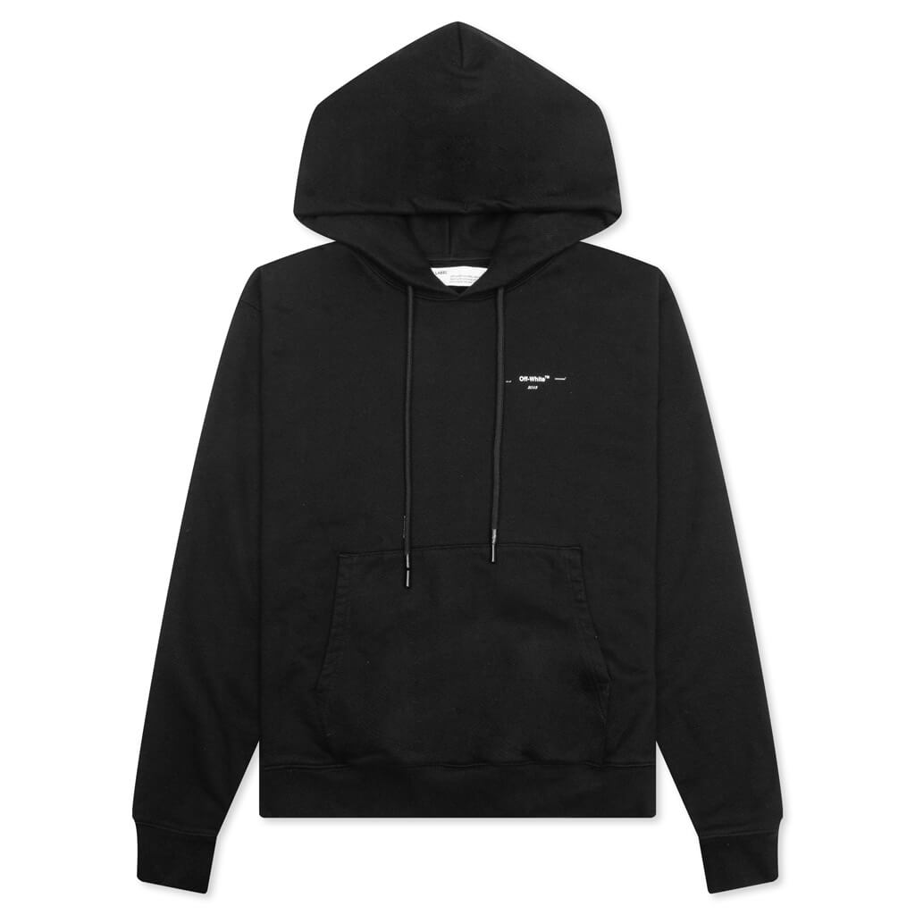 Оригінальна Logo Slim Hoodie Off-white – боковий вид