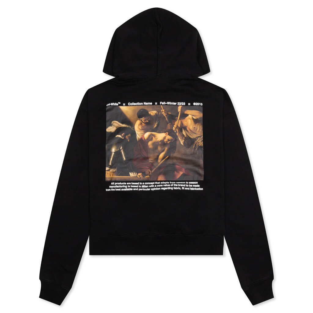 Оригінальна Caravaggio Crowning Over Hoodie Off-white – вид ззаду