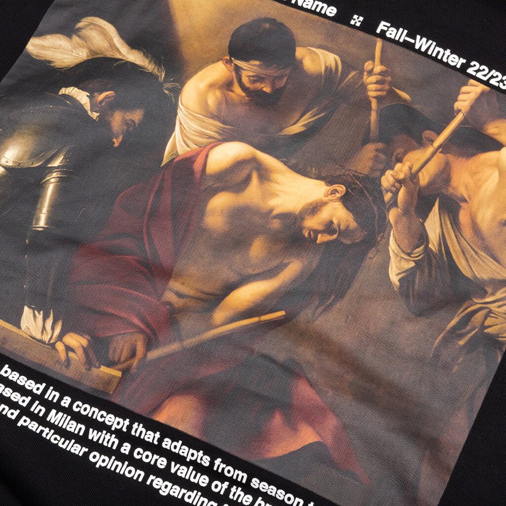 Оригінальна Caravaggio Crowning Over Hoodie Off-white – збільшений вид