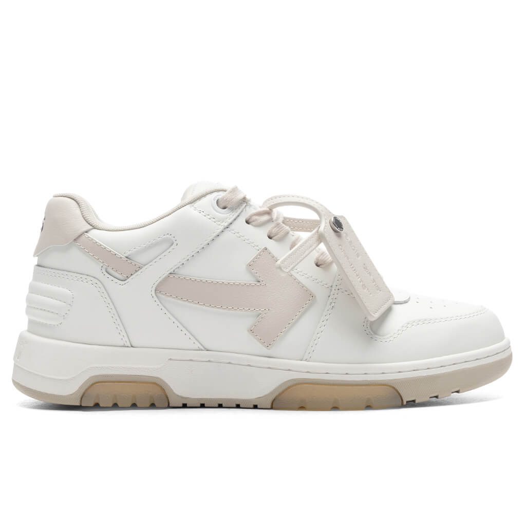 Out Of Office Calf Leather Off-white – Гарантія оригінальності – боковий вид