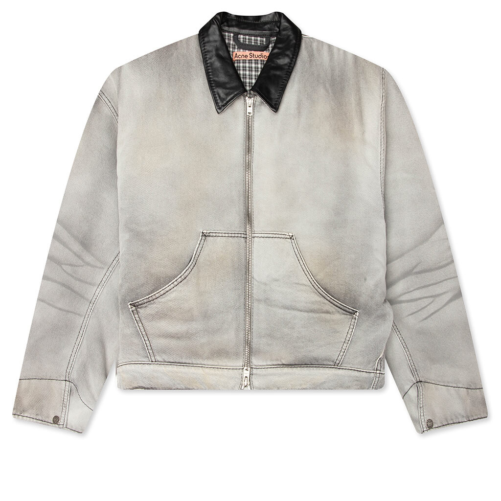 Оригінальна Faded Denim Bomber Jacket Acne studios – боковий вид