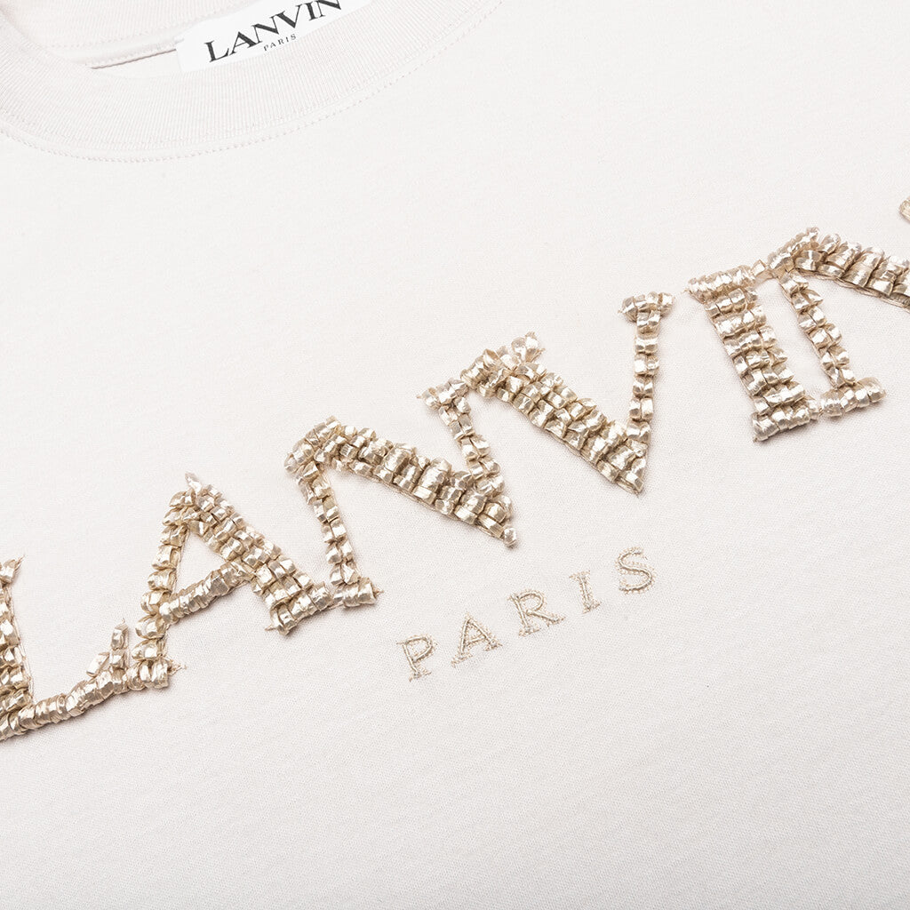 Oversized Fit Tee Shirt - Mastic - LANVIN