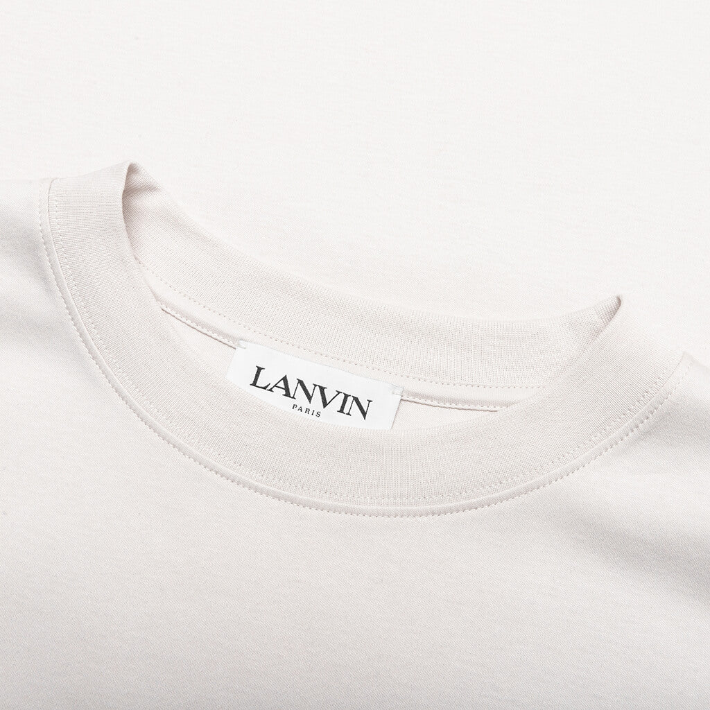 Oversized Fit Tee Shirt - Mastic - LANVIN