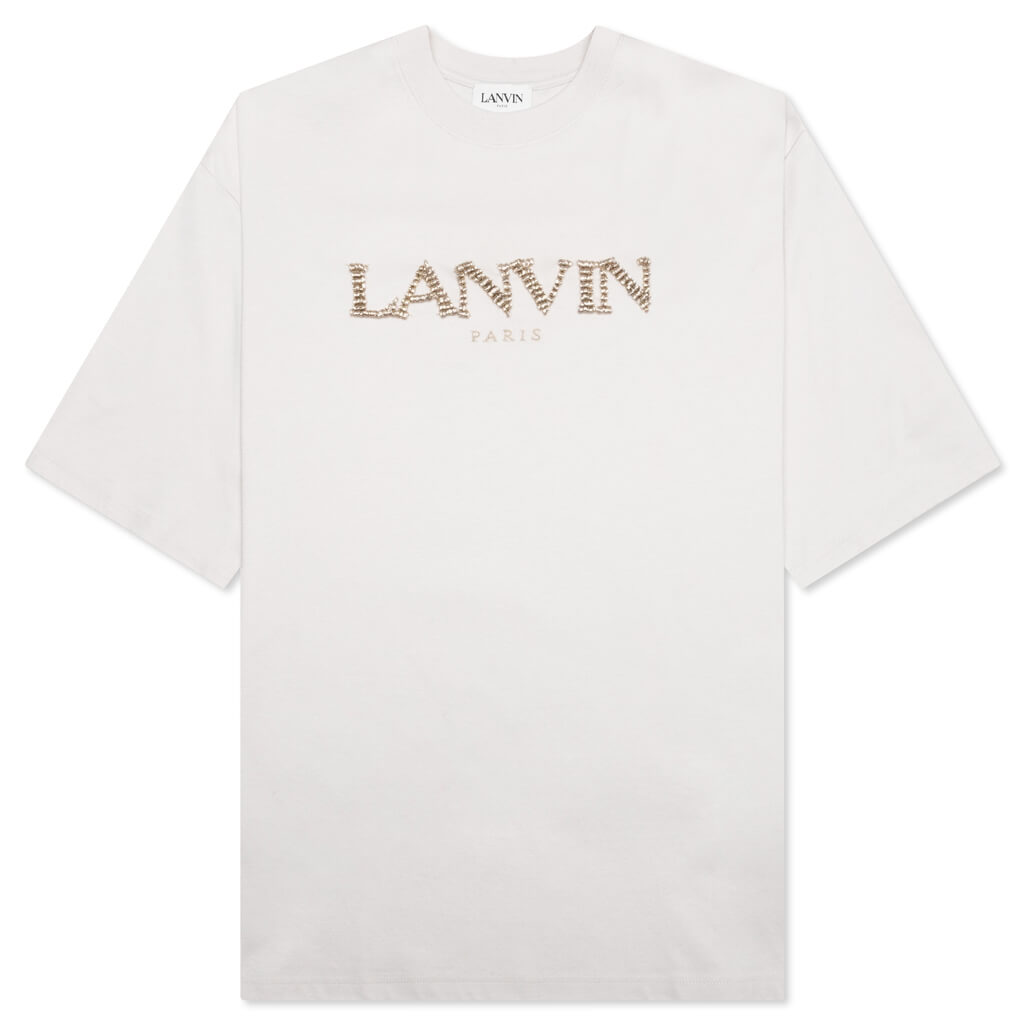 Oversized Fit Tee Shirt - Mastic - LANVIN
