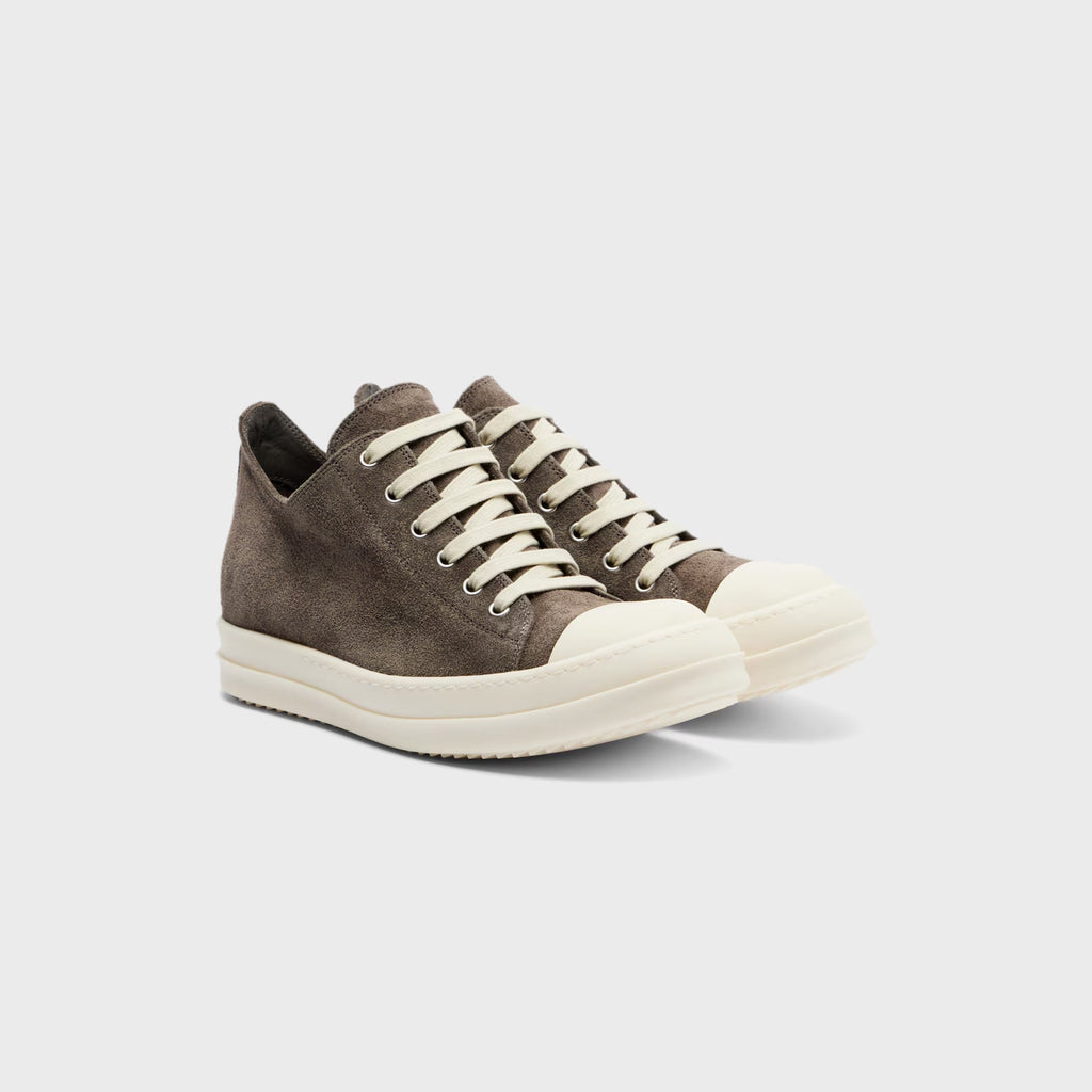 Suede Low Top Sneakers Dust Rick owens оригінал – Купити в Україні – вид ззаду