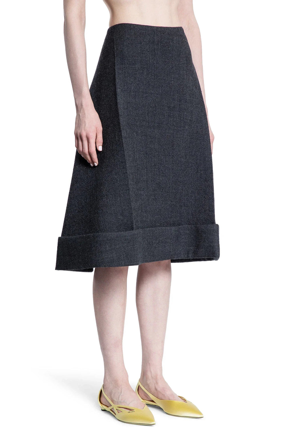 Vintage-Look Rush Stitch MIDI-Skirt Prada оригінал – Купити в Україні – детальний вид