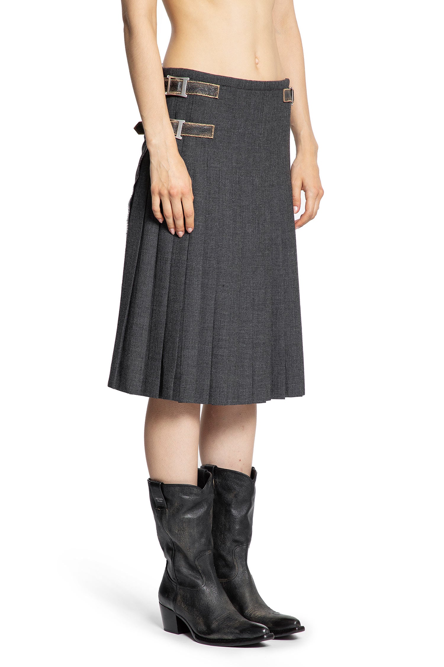Wool Kilt Prada – Гарантія оригінальності – детальний вид