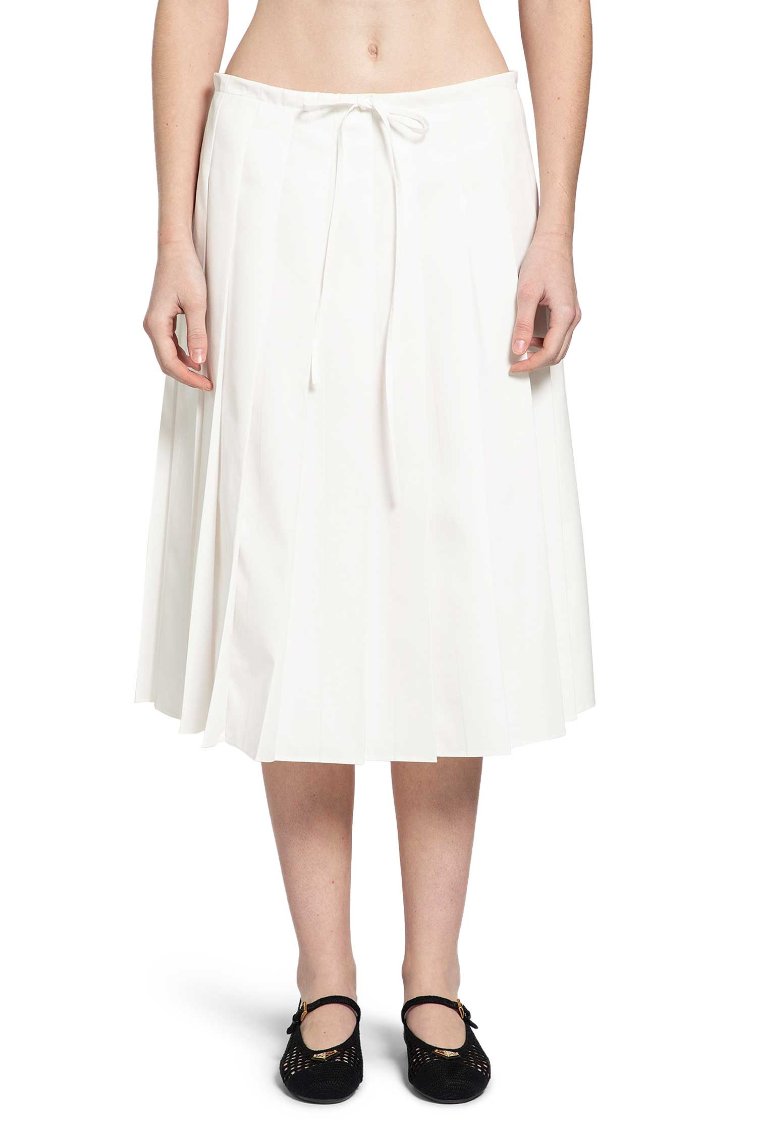Pleated MIDI Skirt Prada оригінал – Купити в Україні – вид ззаду