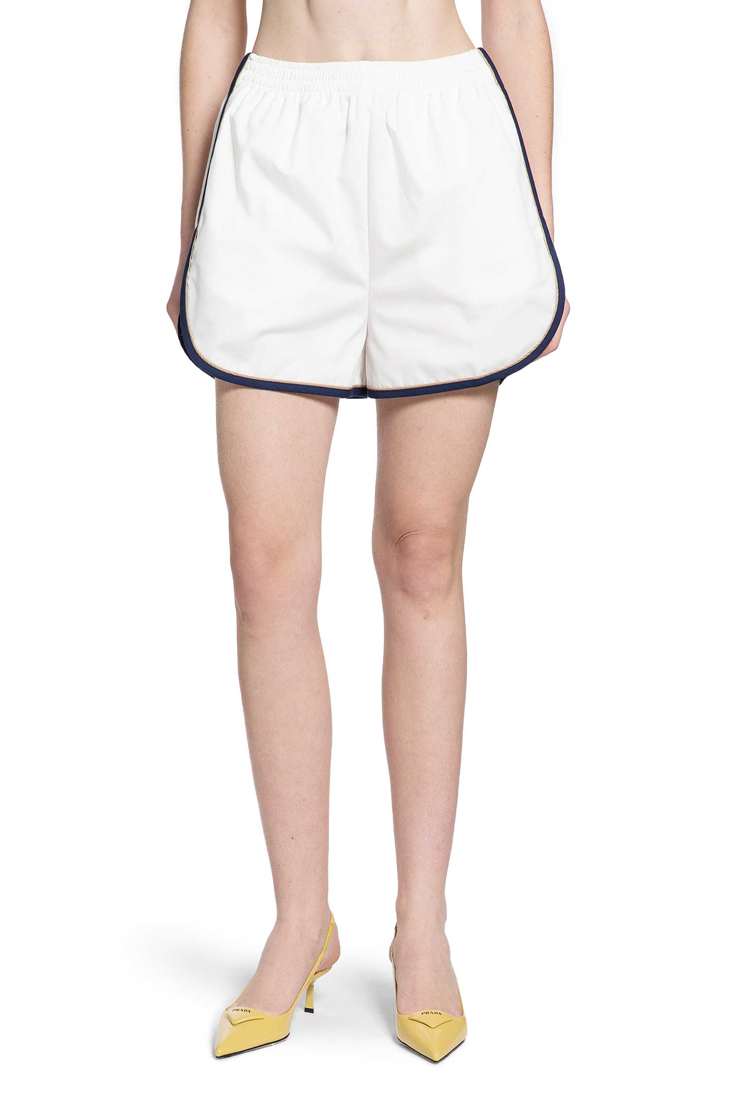 Cotton Poplin Shorts Prada – Гарантія оригінальності – вид ззаду