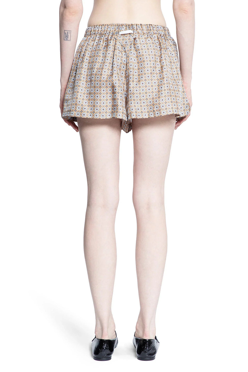 Printed Silk Twill Shorts Prada оригінал – Купити в Україні – збільшений вид