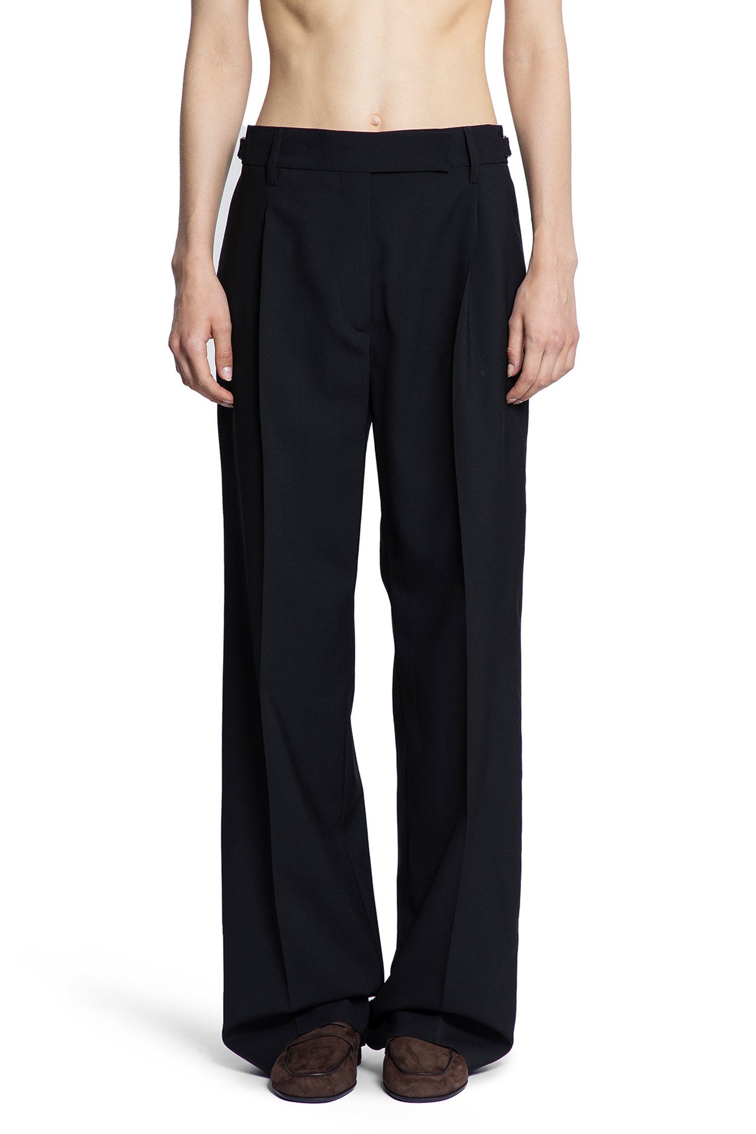 Light Wool Pants Prada – Гарантія оригінальності – вид ззаду