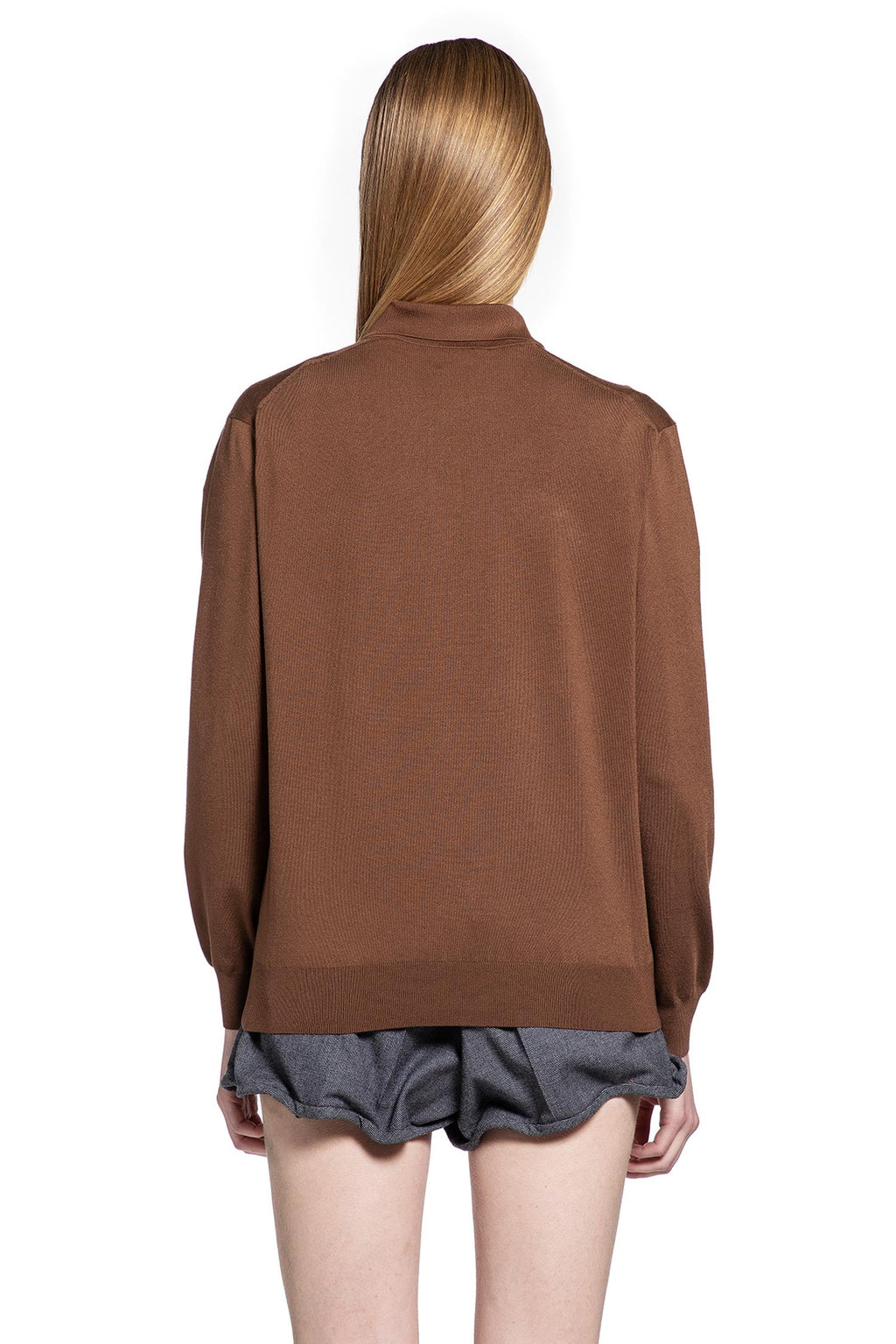 Silk Long Sleeve Polo Prada оригінал – Купити в Україні – збільшений вид