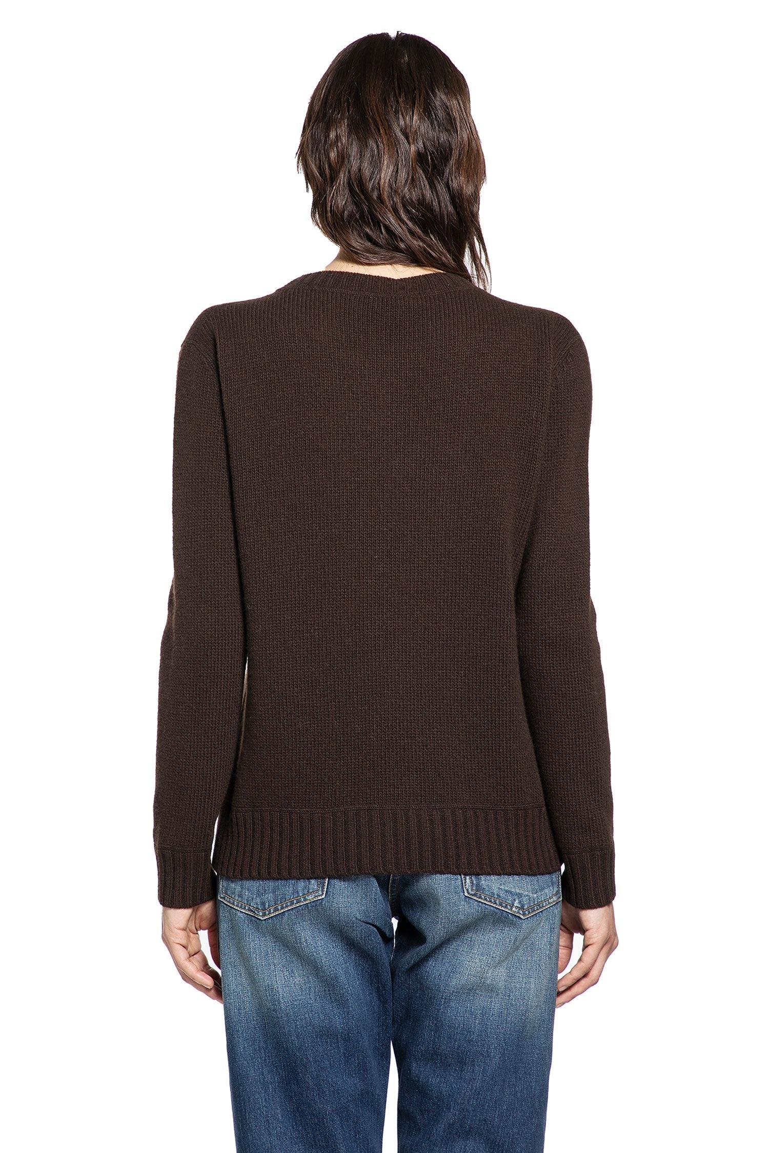 Cashmere Wool Logo Sweater Prada – Гарантія оригінальності – детальний вид