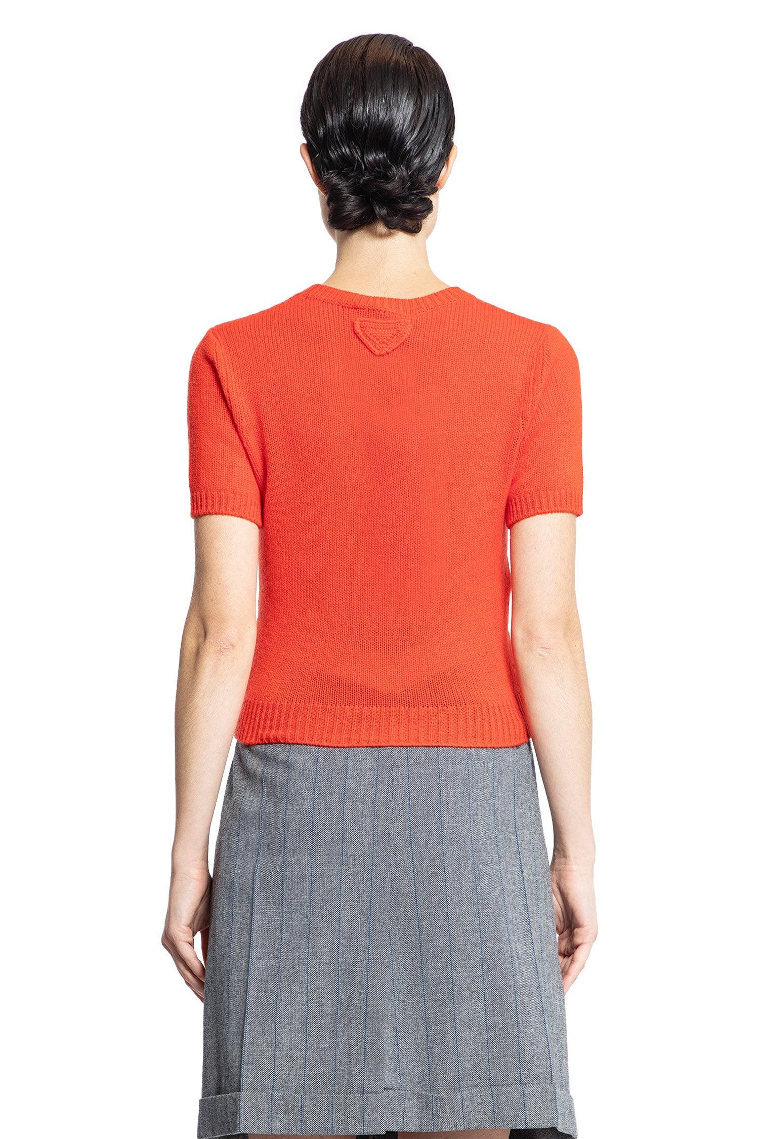 Short Sleeve Cashmere Sweater Prada – Гарантія оригінальності – збільшений вид