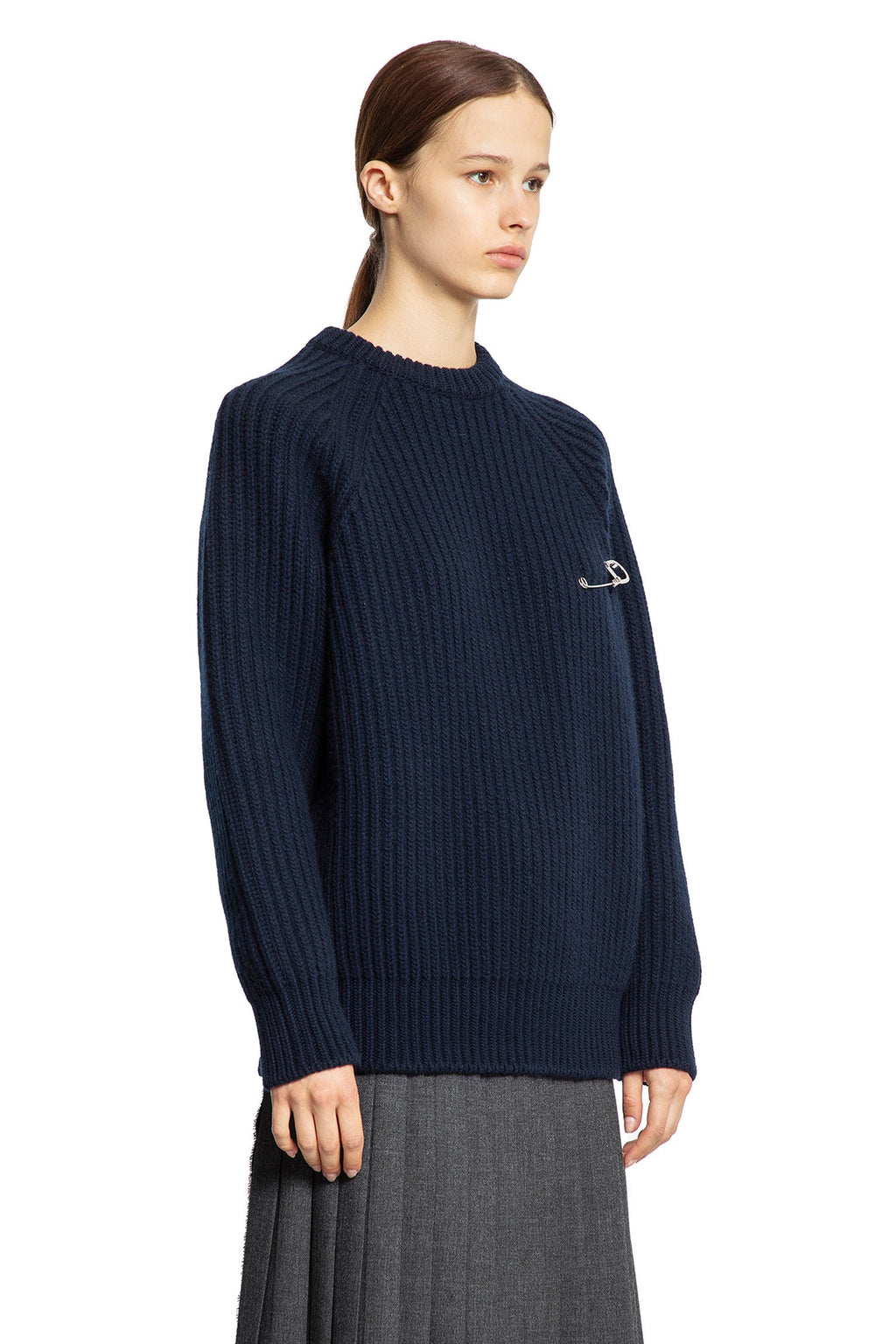 Wool Cashmere Sweater With Safety Pin Prada оригінал – Купити в Україні – детальний вид