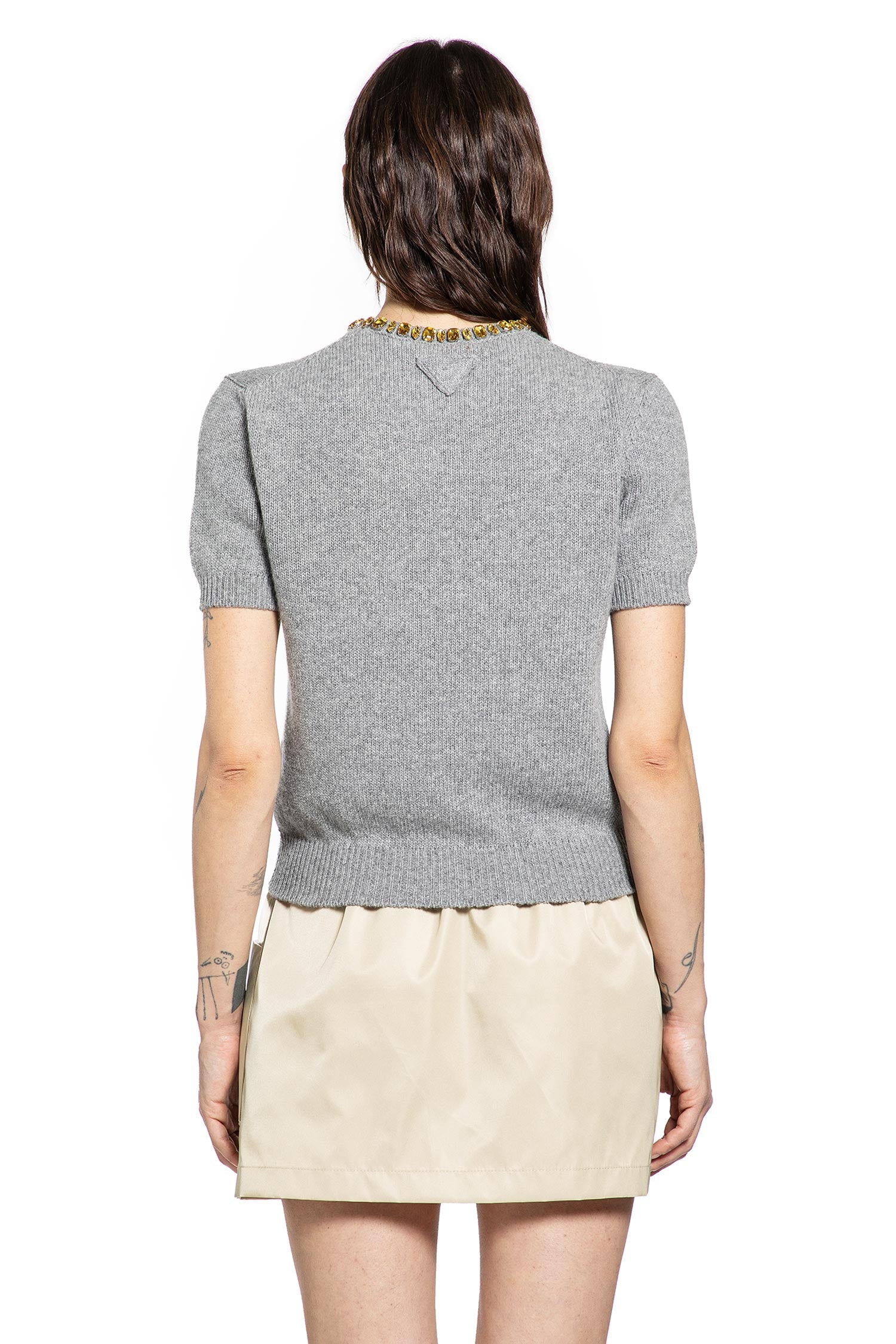 Wool Cashmere Short Sleeve Sweater Prada оригінал – Купити в Україні – детальний вид