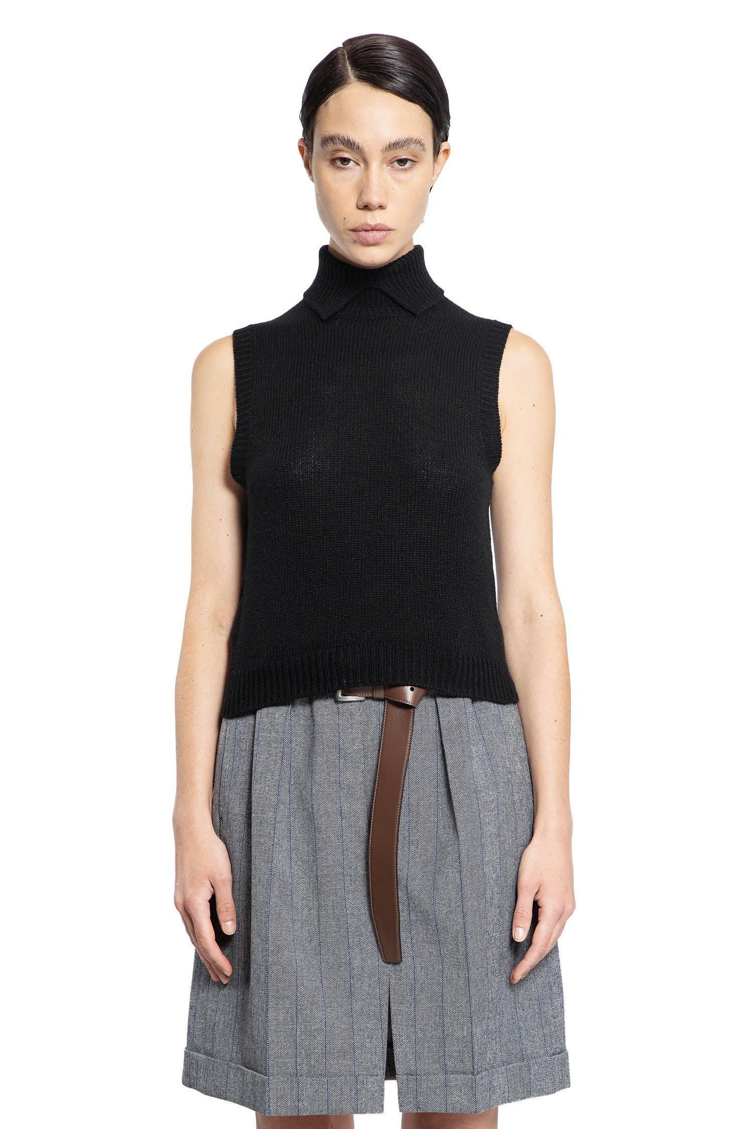 Cashmere Turtleneck Vest Prada – Гарантія оригінальності – вид ззаду