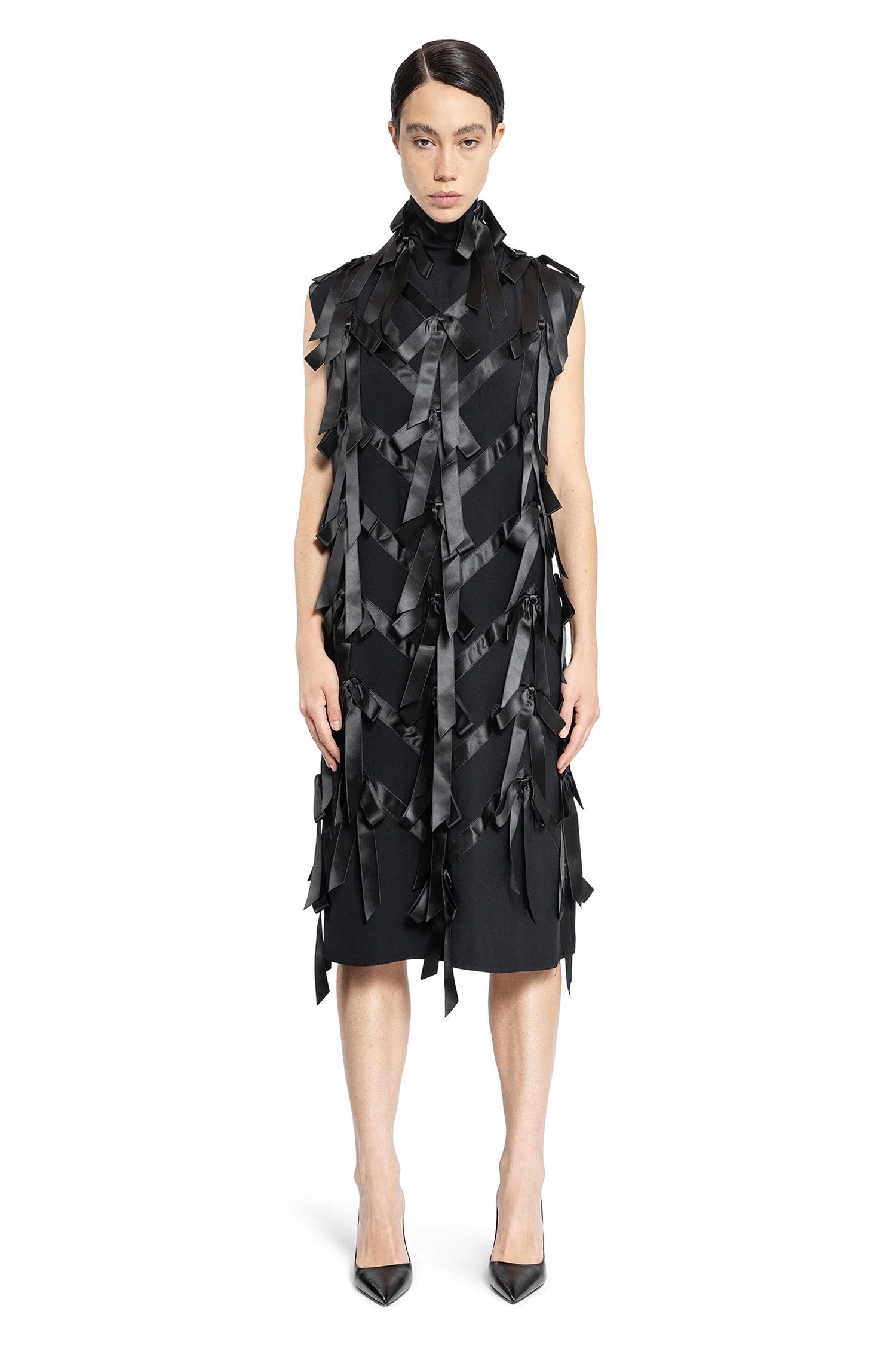 Sablé Dress With Bows Prada – Гарантія оригінальності – вид ззаду